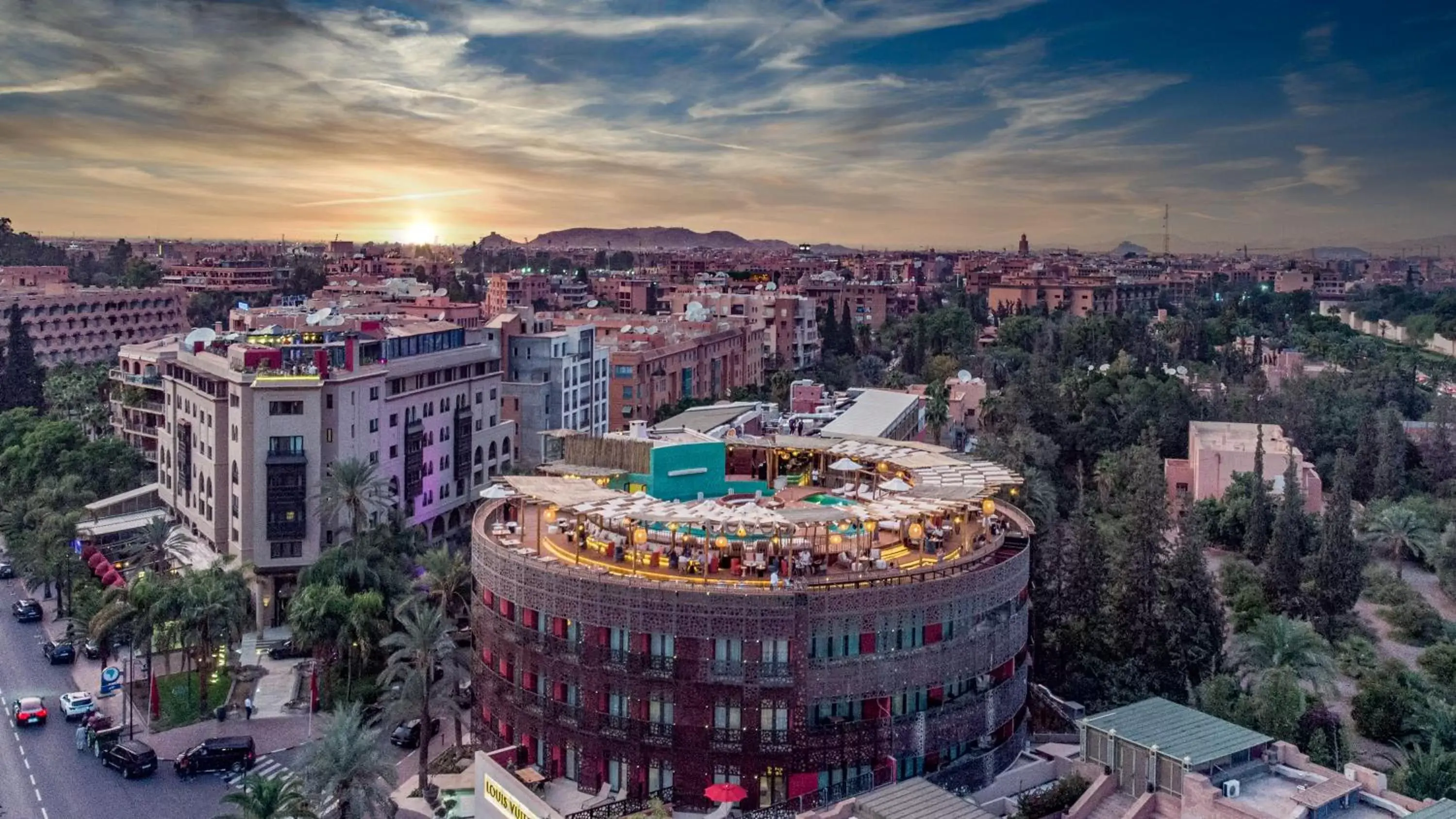 Property building, Bird's-eye View in Nobu Hotel Marrakech