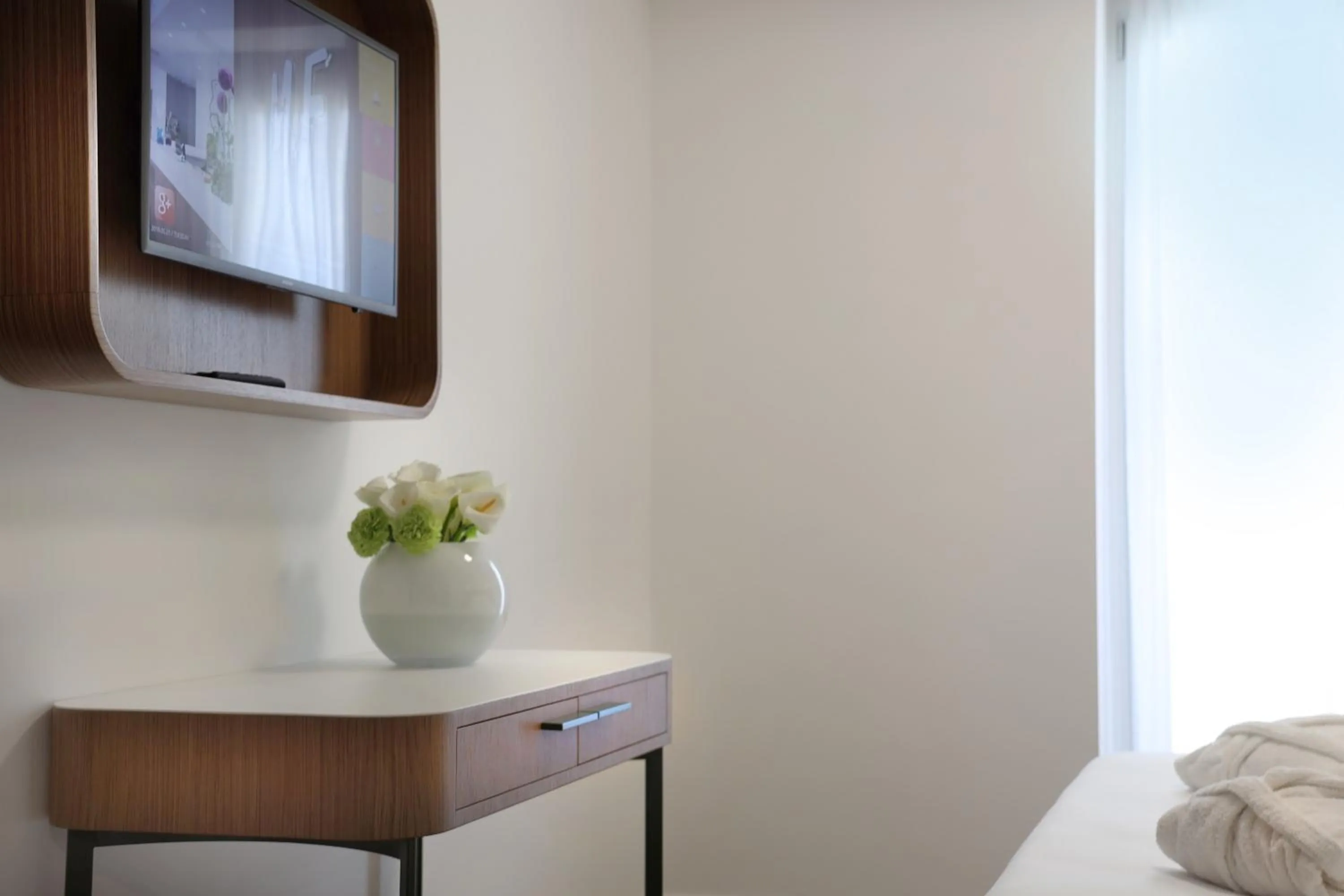 Decorative detail, Bed in M&F Hotel