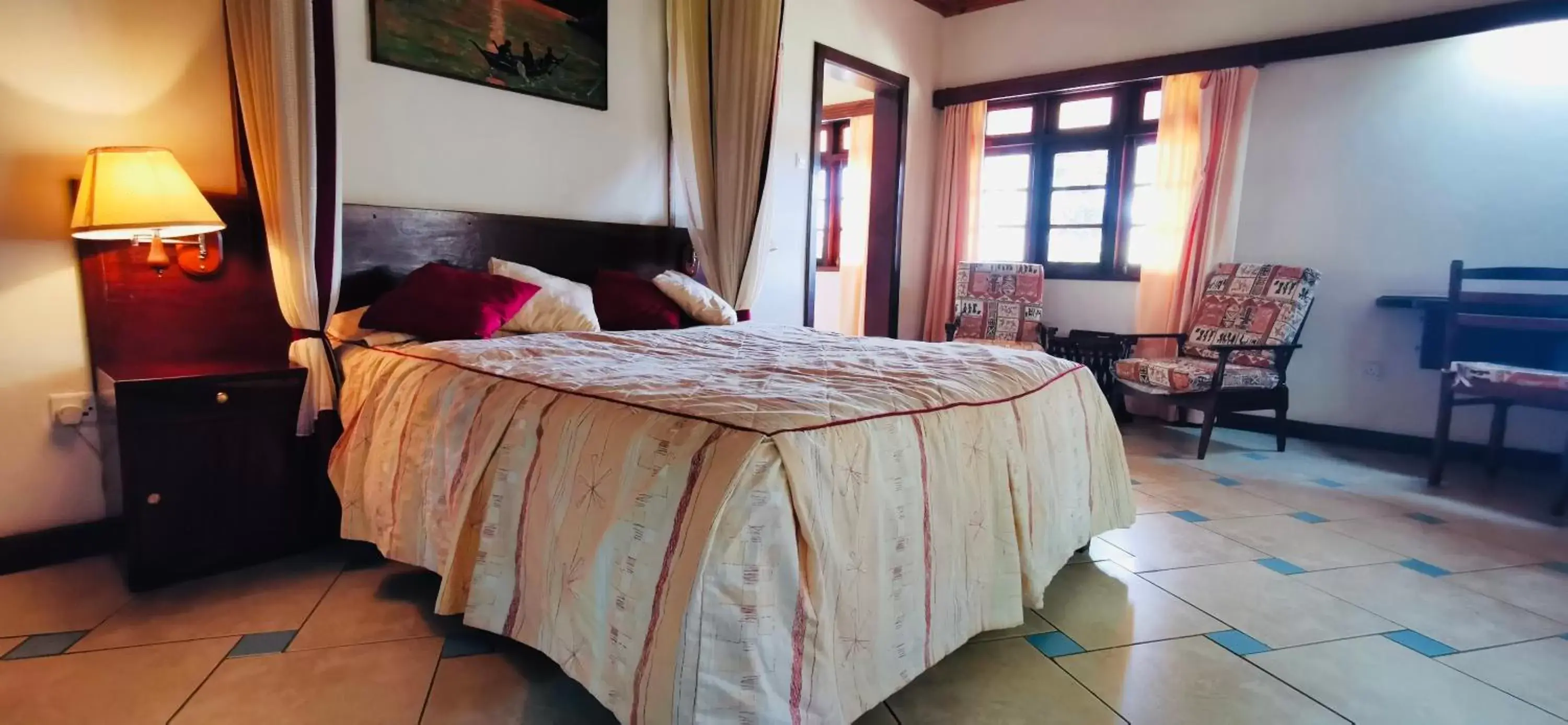 Bedroom, Bed in Jinja Nile Resort