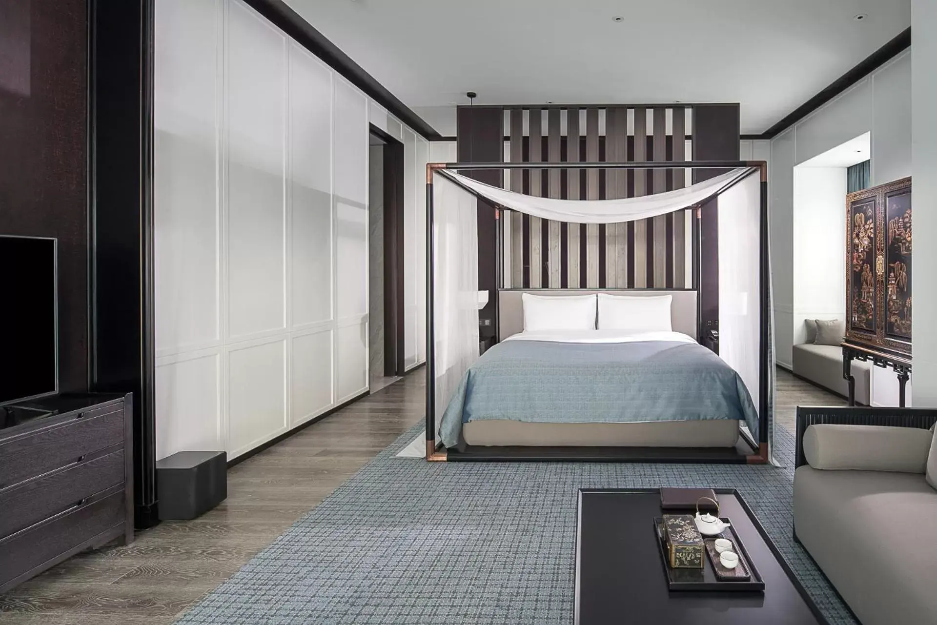 Bedroom, Bed in Sofitel Foshan Shunde- Near Louvre International Furniture Exhibition Center