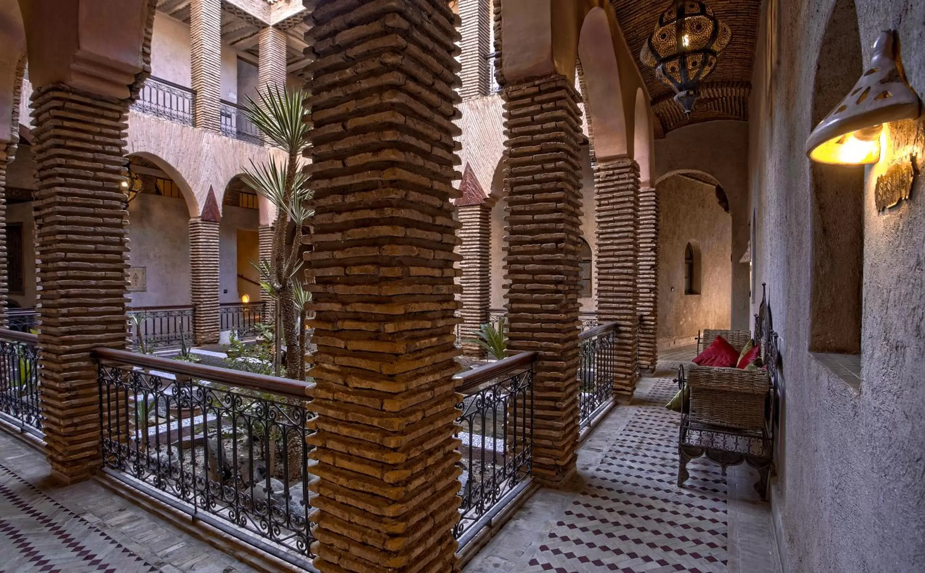 Patio in Hotel Kasbah Le Mirage & Spa