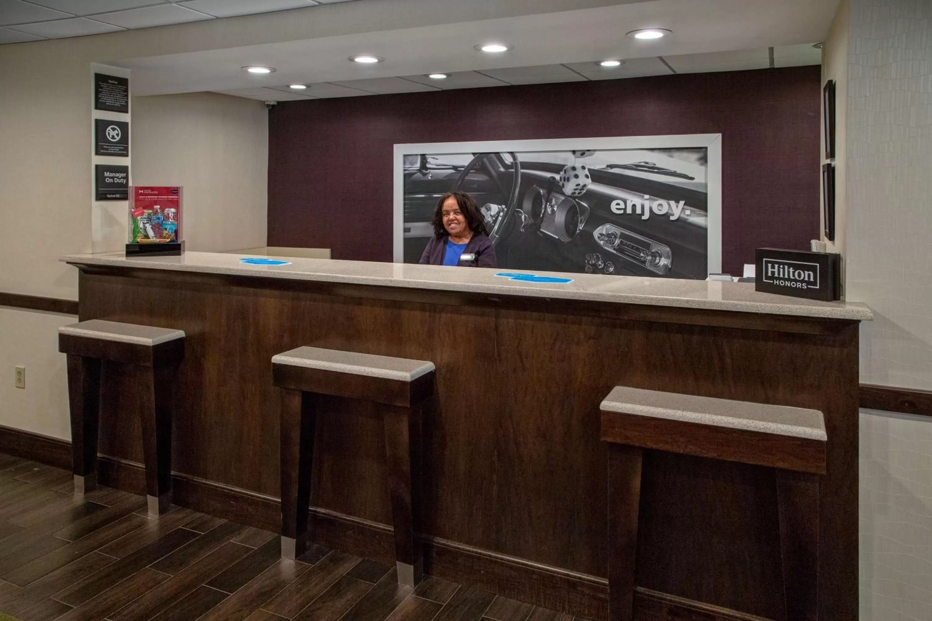 Lobby or reception in Hampton Inn Dumfries/Quantico