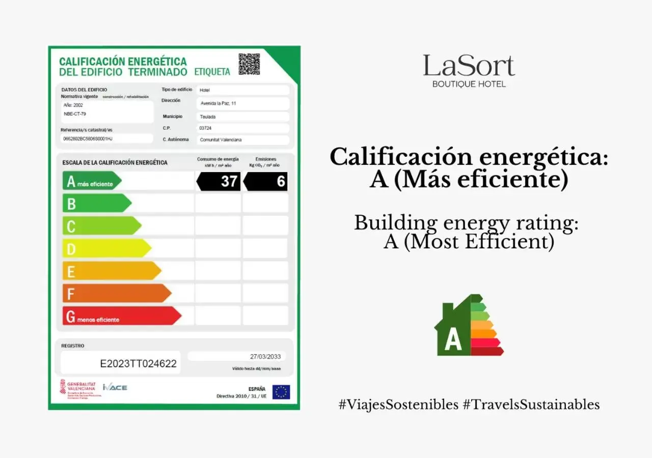 Certificate/Award, Floor Plan in La Sort Boutique Hotel