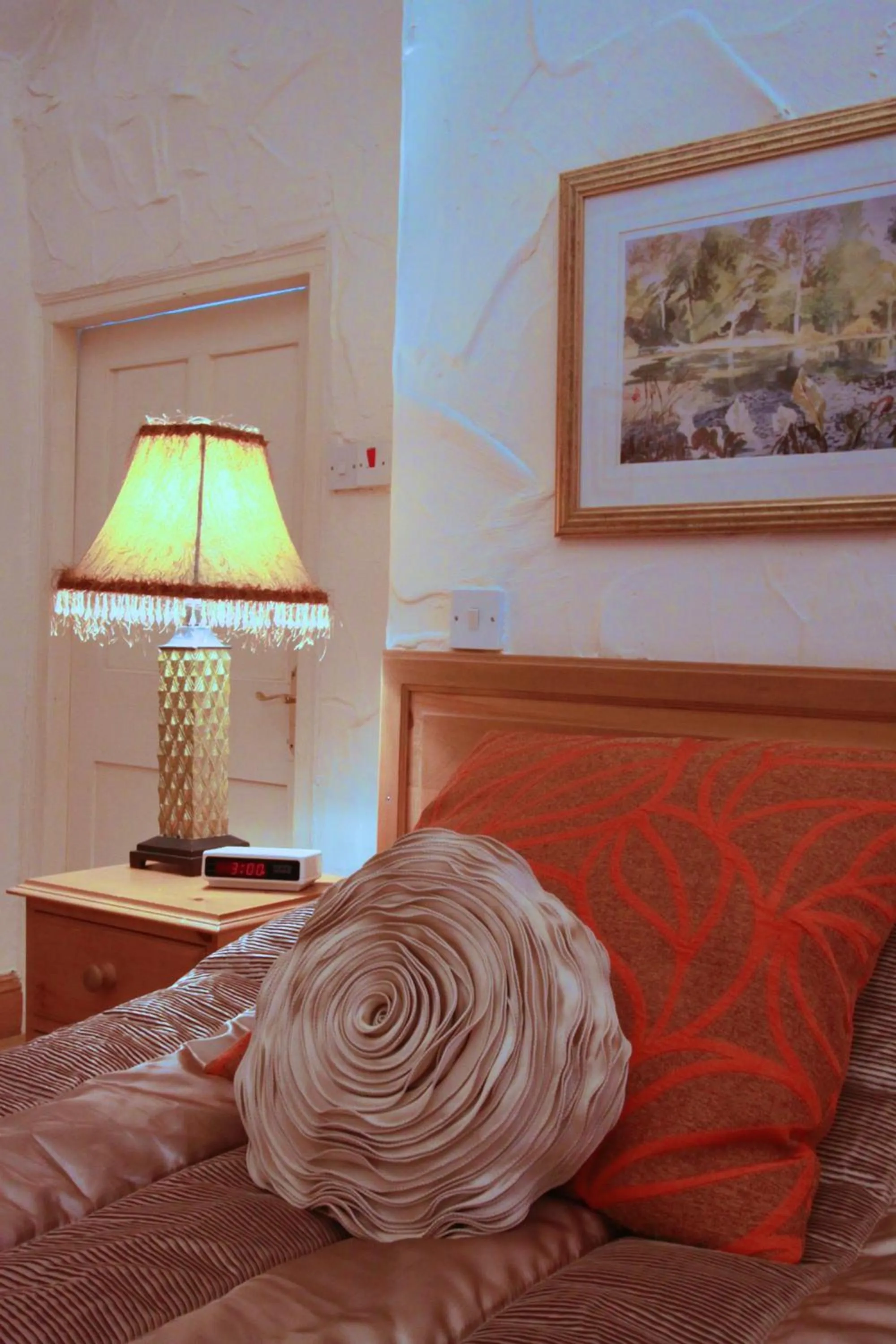 Decorative detail, Bed in Centre Of Britain Hotel