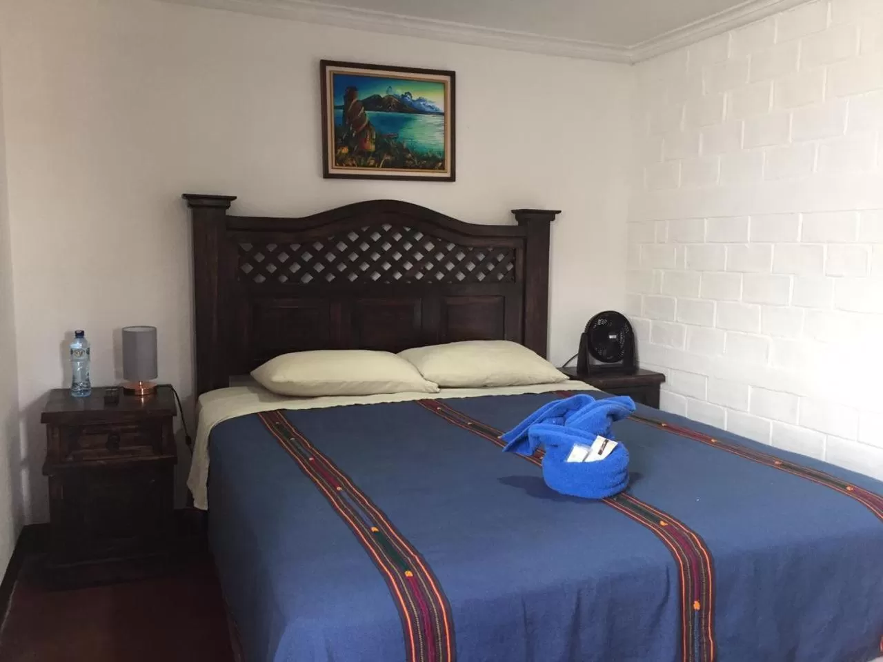 Bed in Hospedaje el Viajero Antigua ll