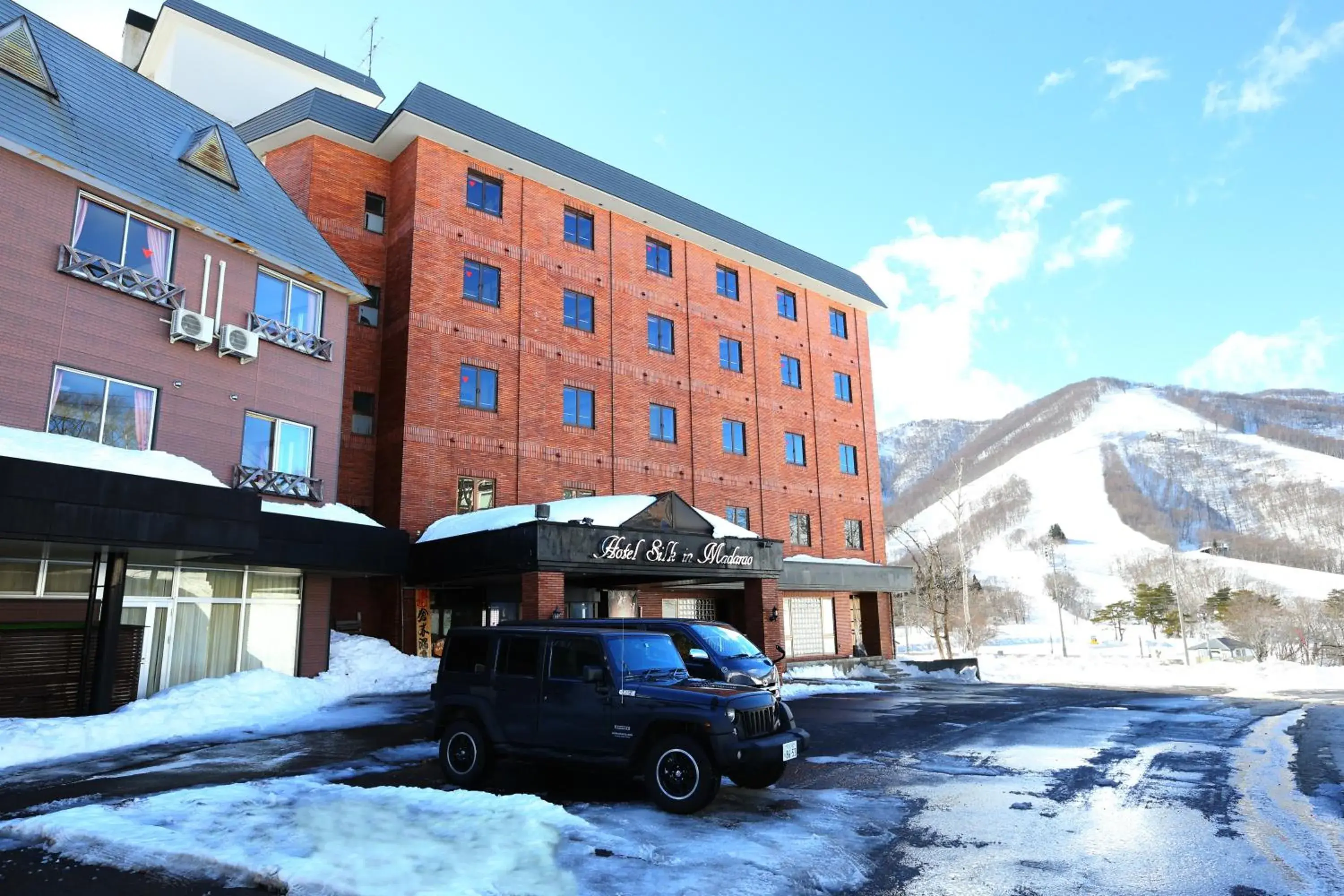 Property building, Winter in Hotel Silk In Madarao