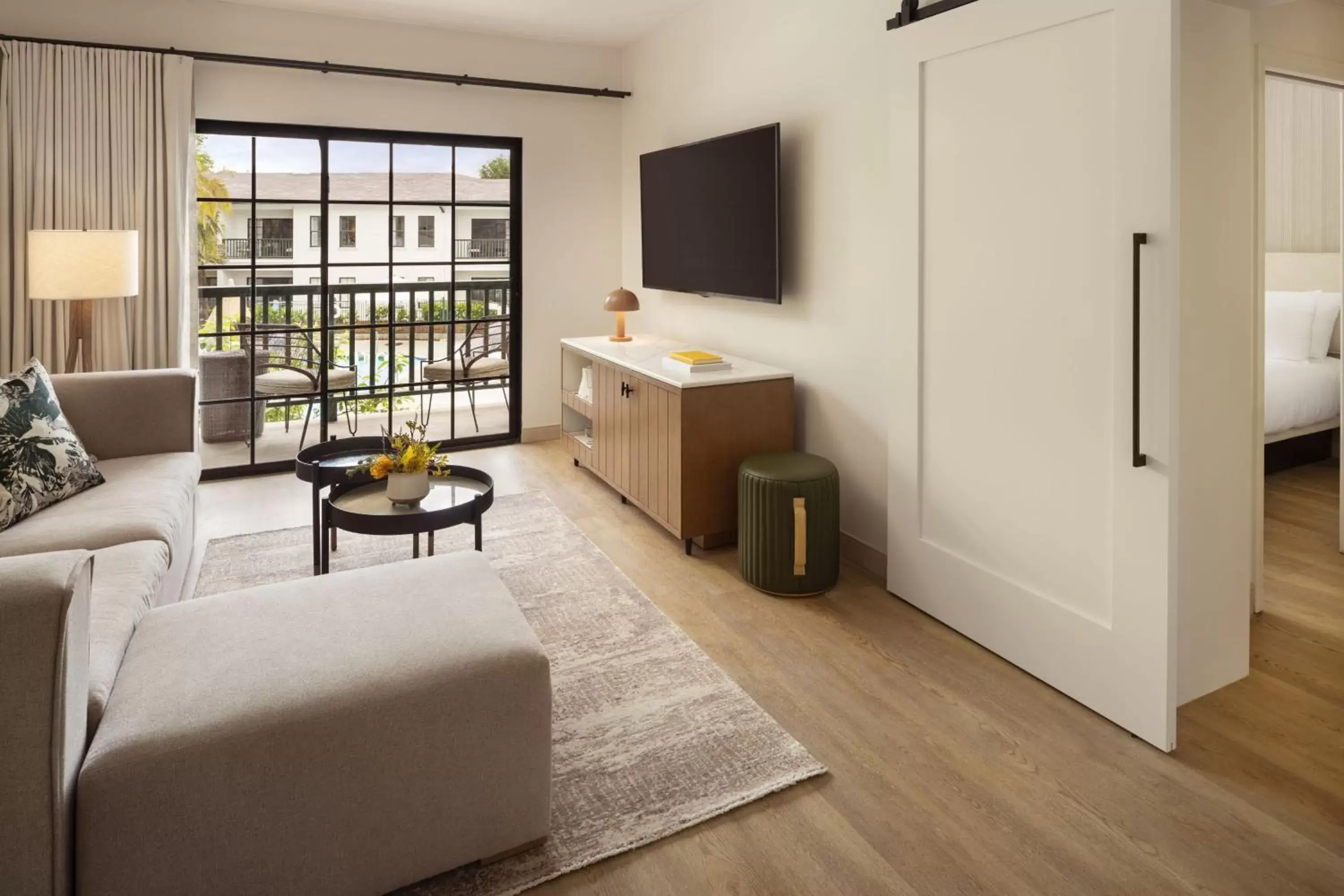 One-Bedroom Suite with Pool View in The Steward, Santa Barbara, a Tribute Portfolio Hotel