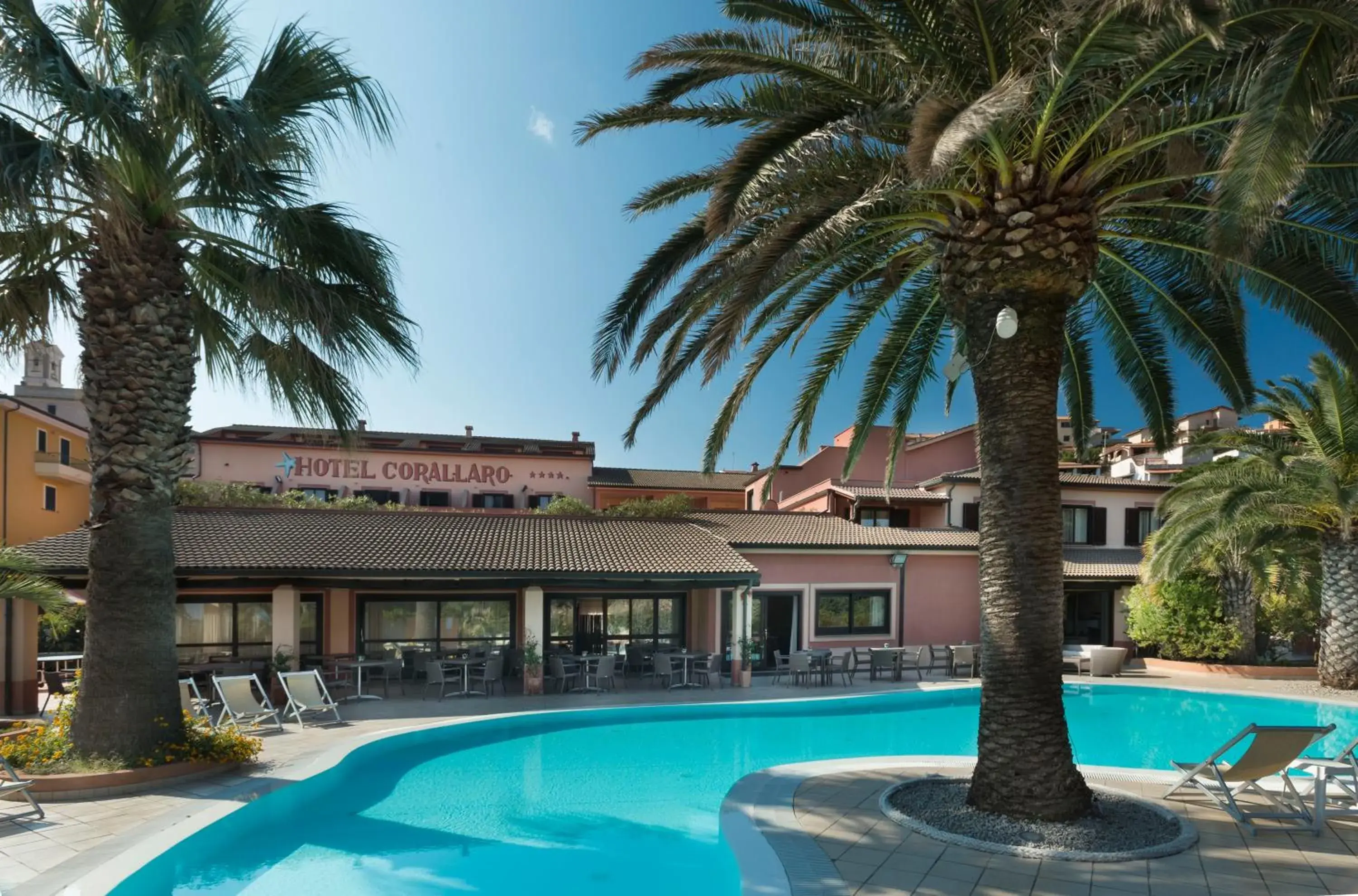 Property building, Swimming Pool in Hotel Corallaro