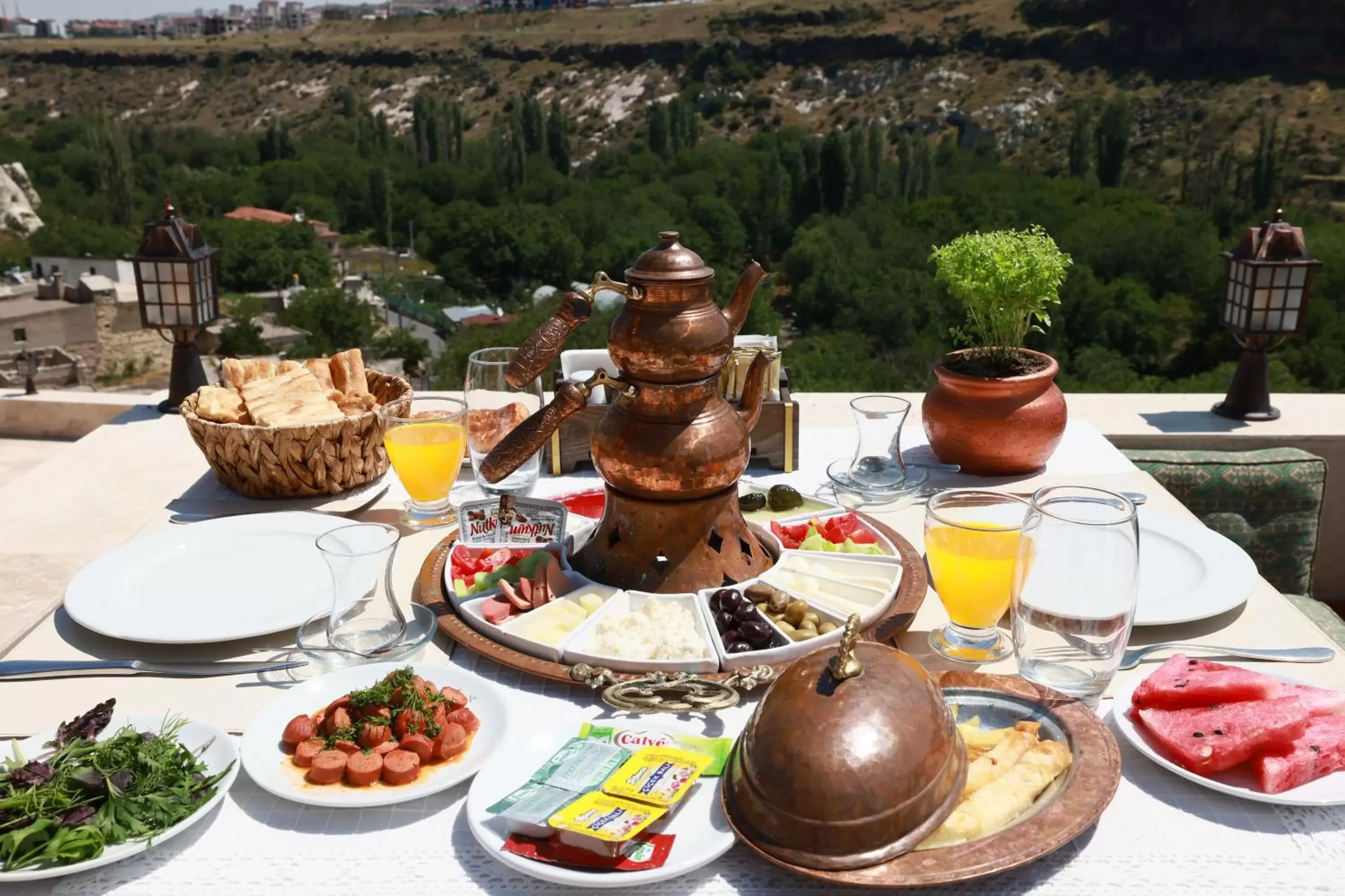 Breakfast in Cappadocia Nar Cave House & Hot Swimming Pool