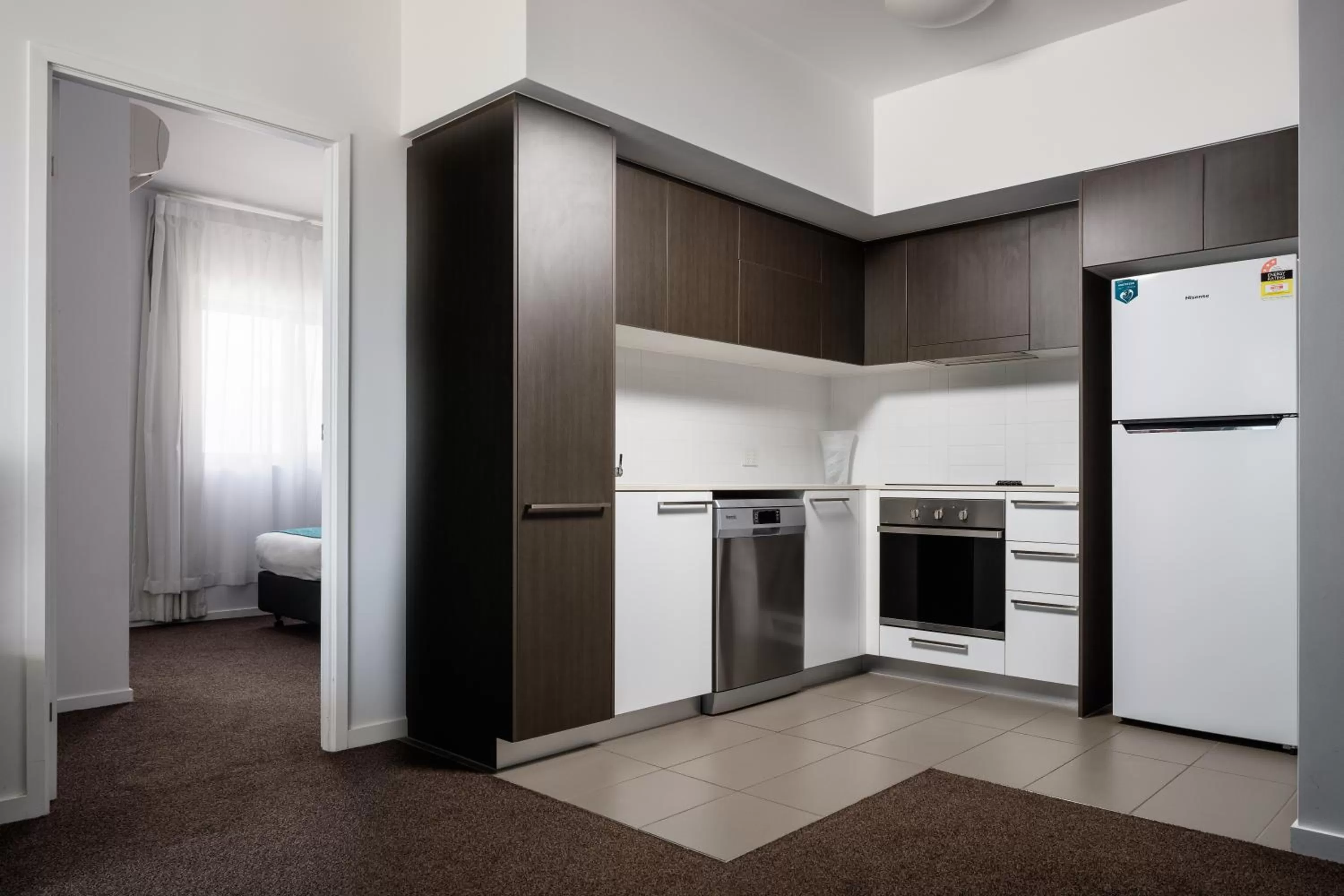 Kitchen or kitchenette in Central Kensington Apartments