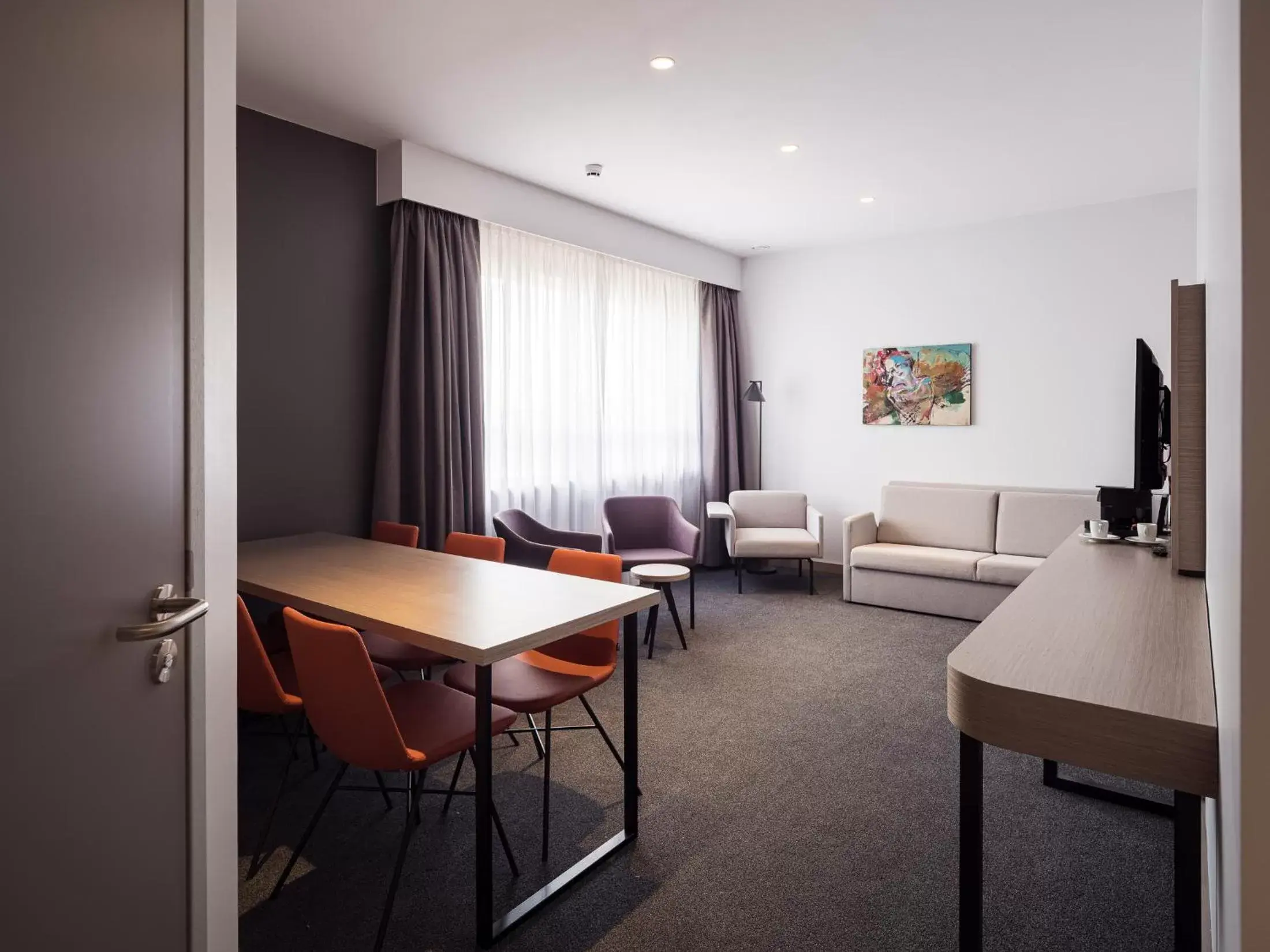 Living room, Seating Area in Executive Residency by Best Western Amsterdam Airport