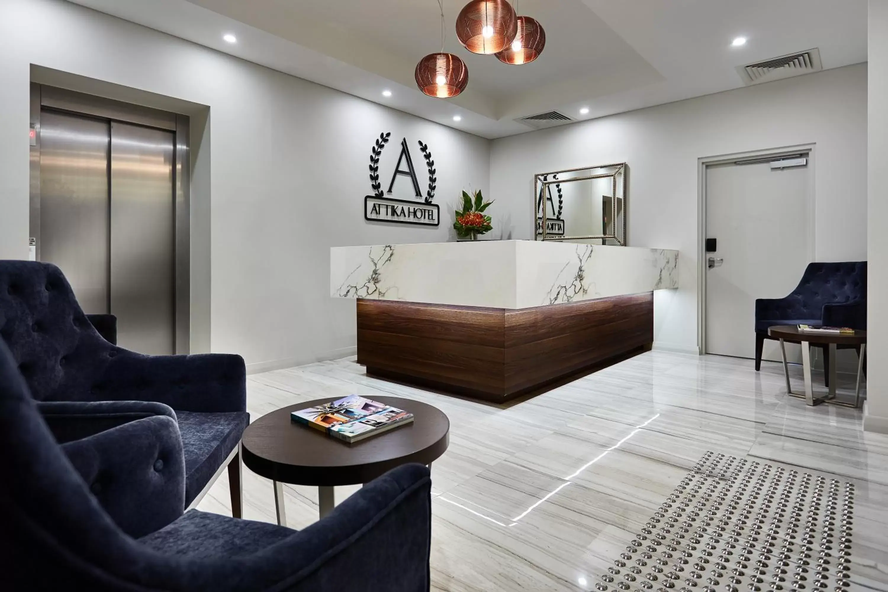 Lobby or reception in Attika Hotel Lobby or reception in Attika Hotel