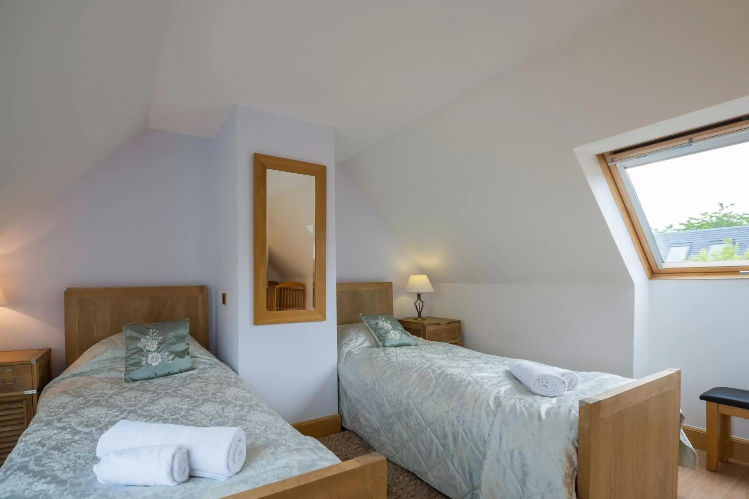 Bedroom, Bed in Errichel House and Cottages