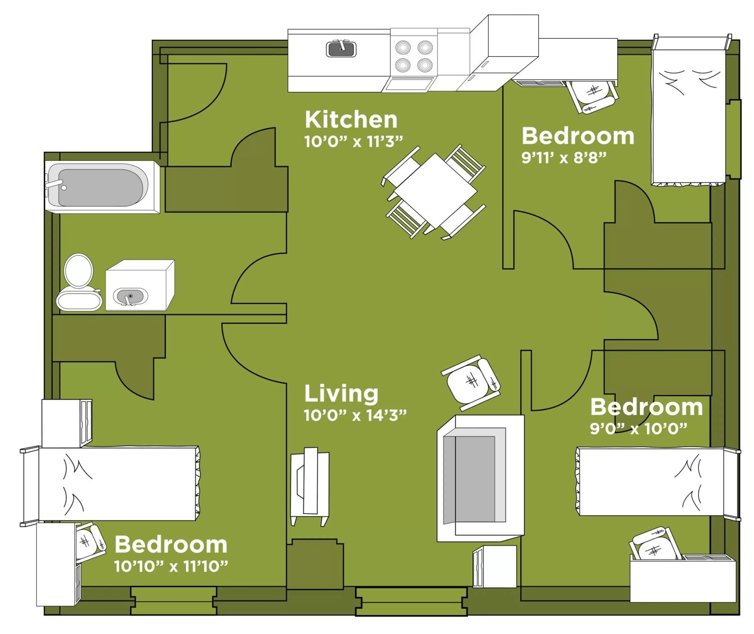 Toilet, Floor Plan in United College