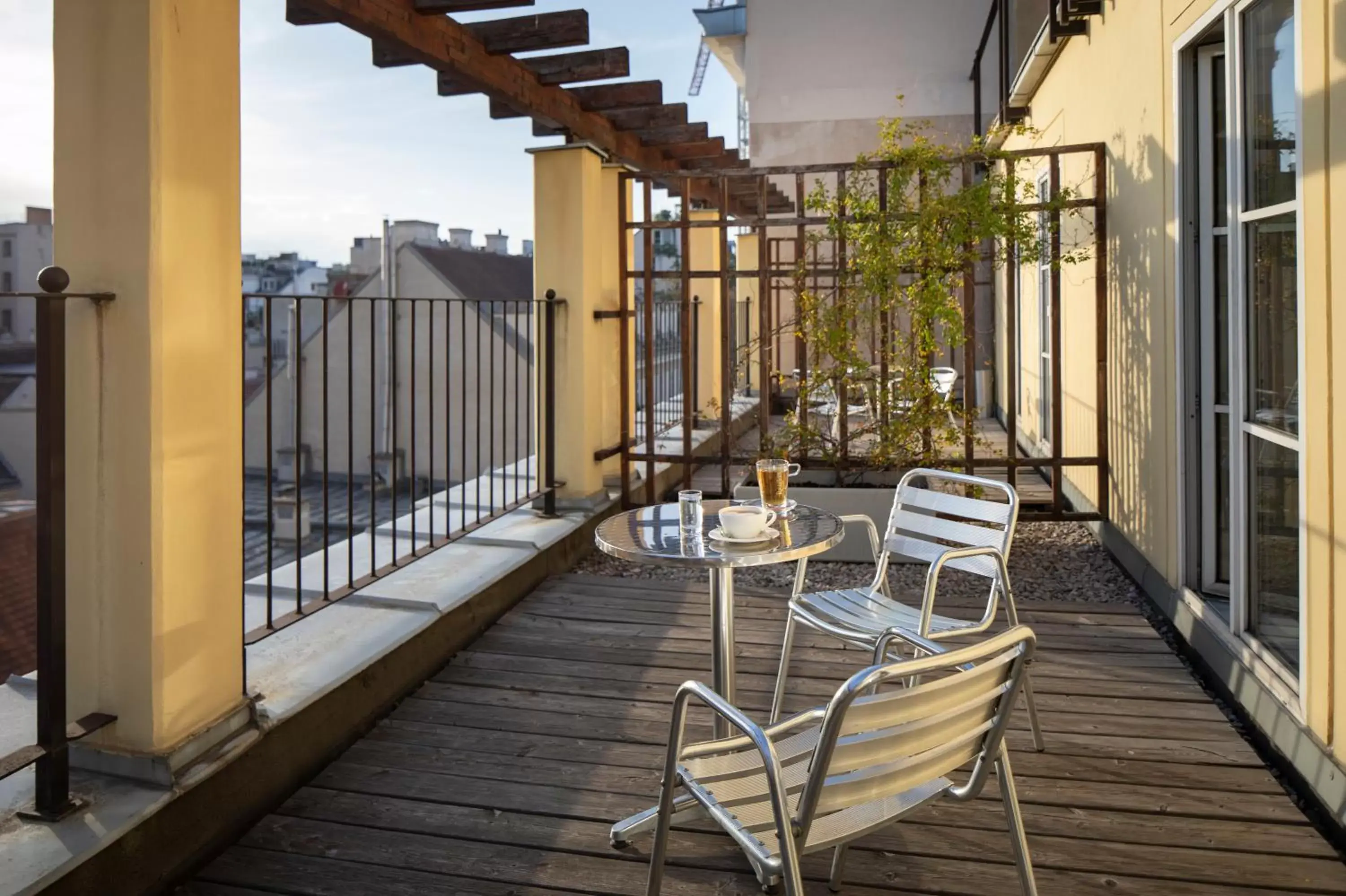 Balcony/Terrace in K+K Hotel Maria Theresia