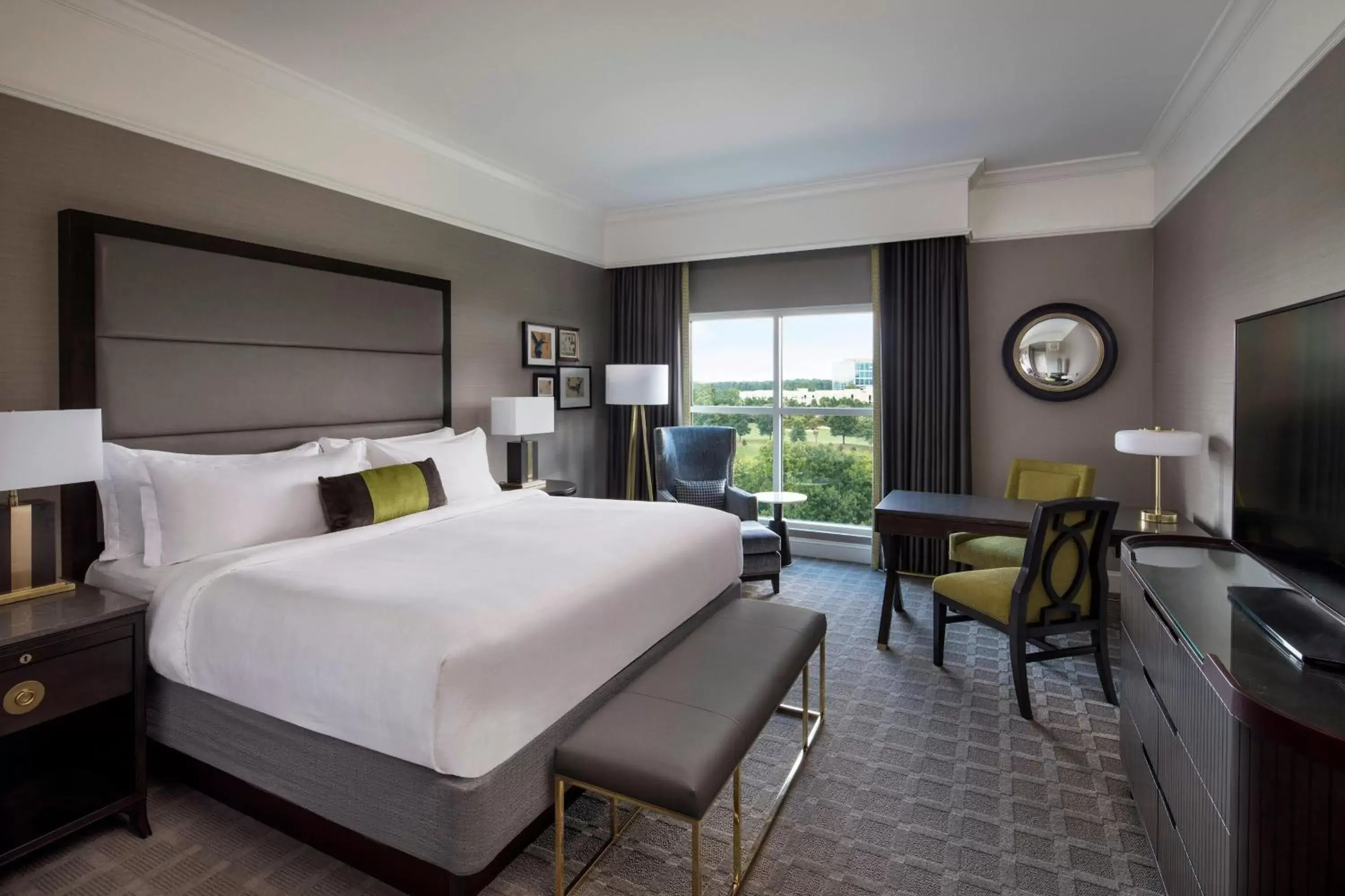Grand Deluxe King Room with Park View - Hearing Accessible in The Ballantyne, a Luxury Collection Hotel, Charlotte Grand Deluxe King Room with Park View - Hearing Accessible in The Ballantyne, a Luxury Collection Hotel, Charlotte
