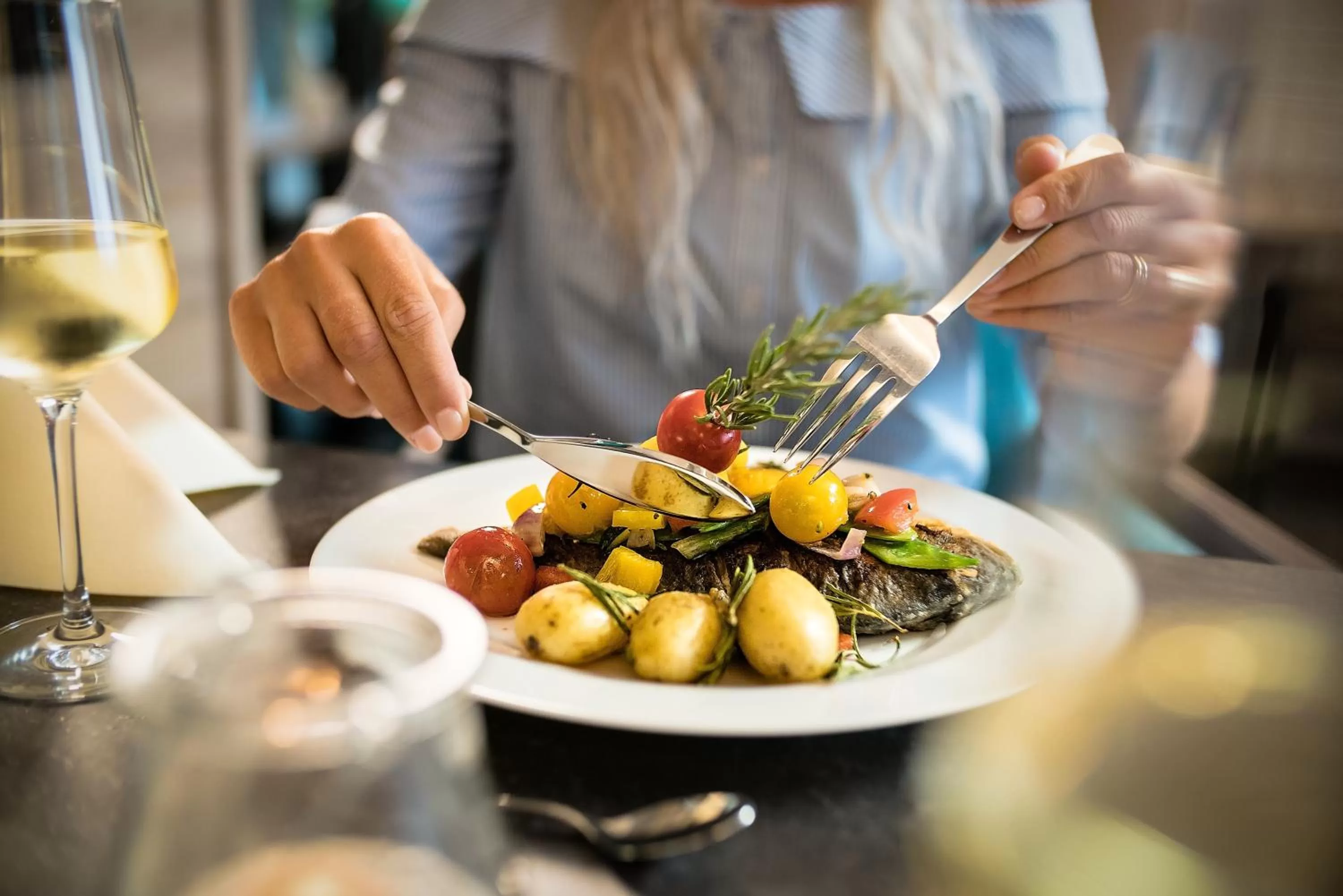 Restaurant/places to eat in AKZENT Apartmenthotel Residenz