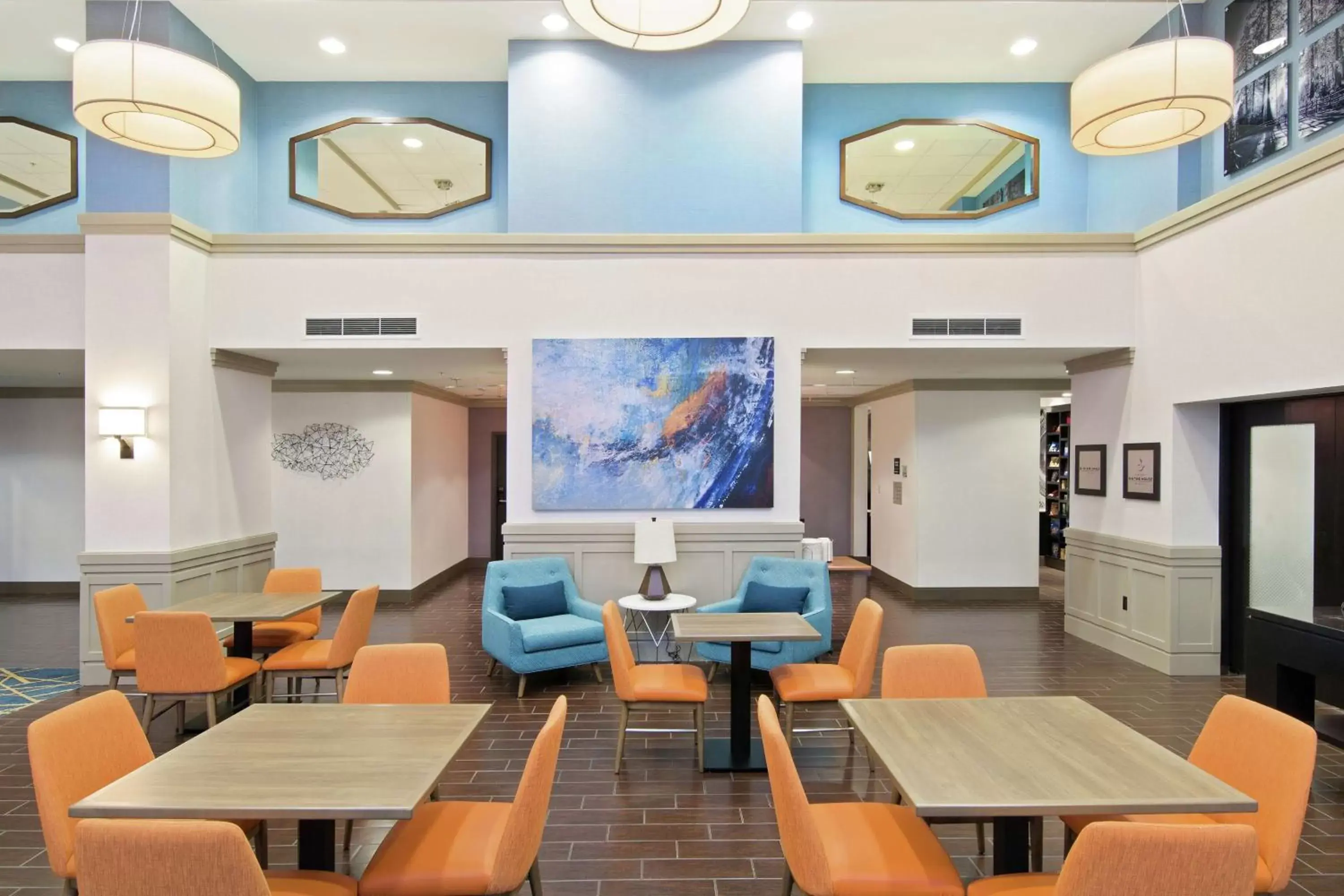Lobby or reception in Hampton Inn & Suites Spokane Valley