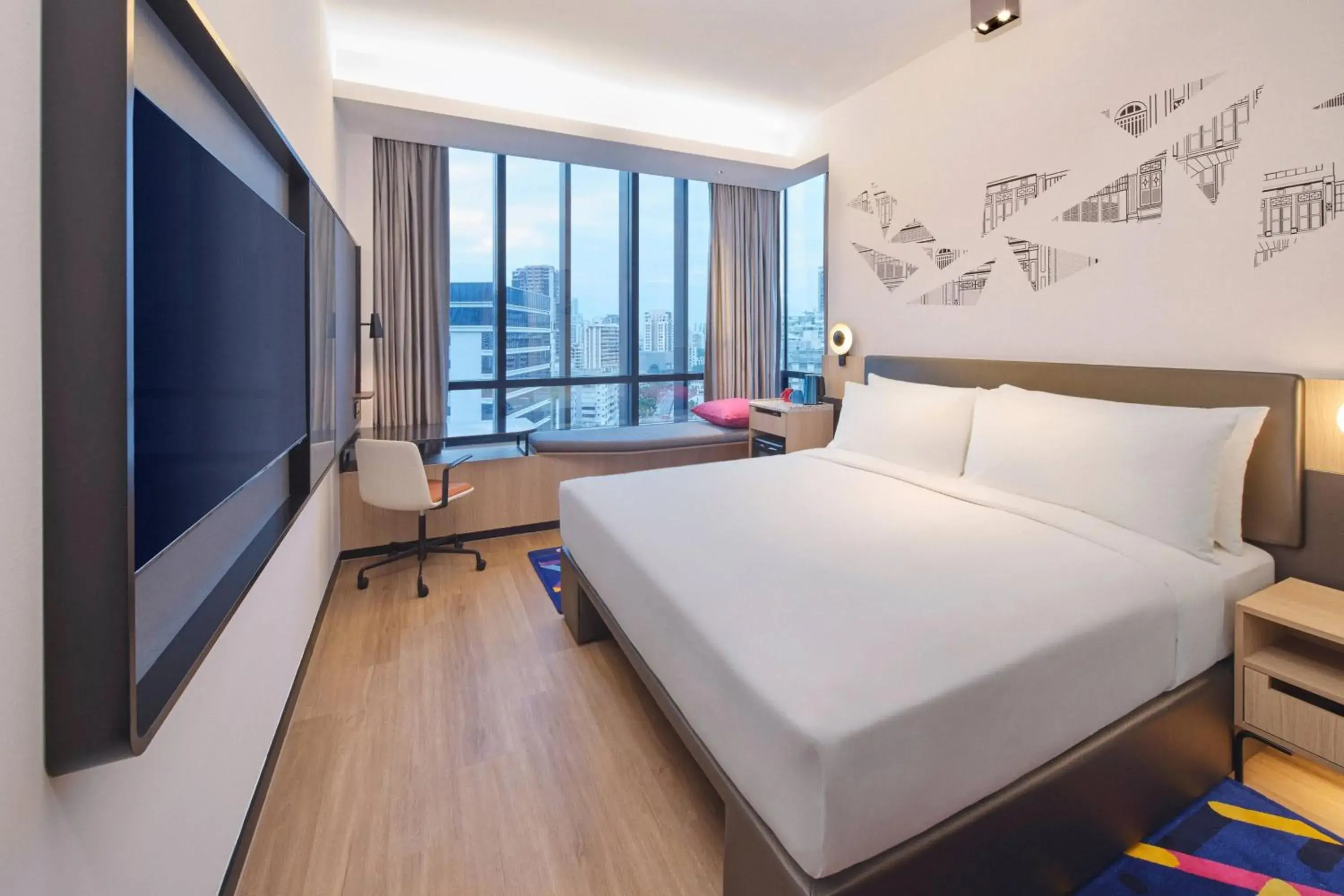 Bedroom in Aloft Singapore Novena