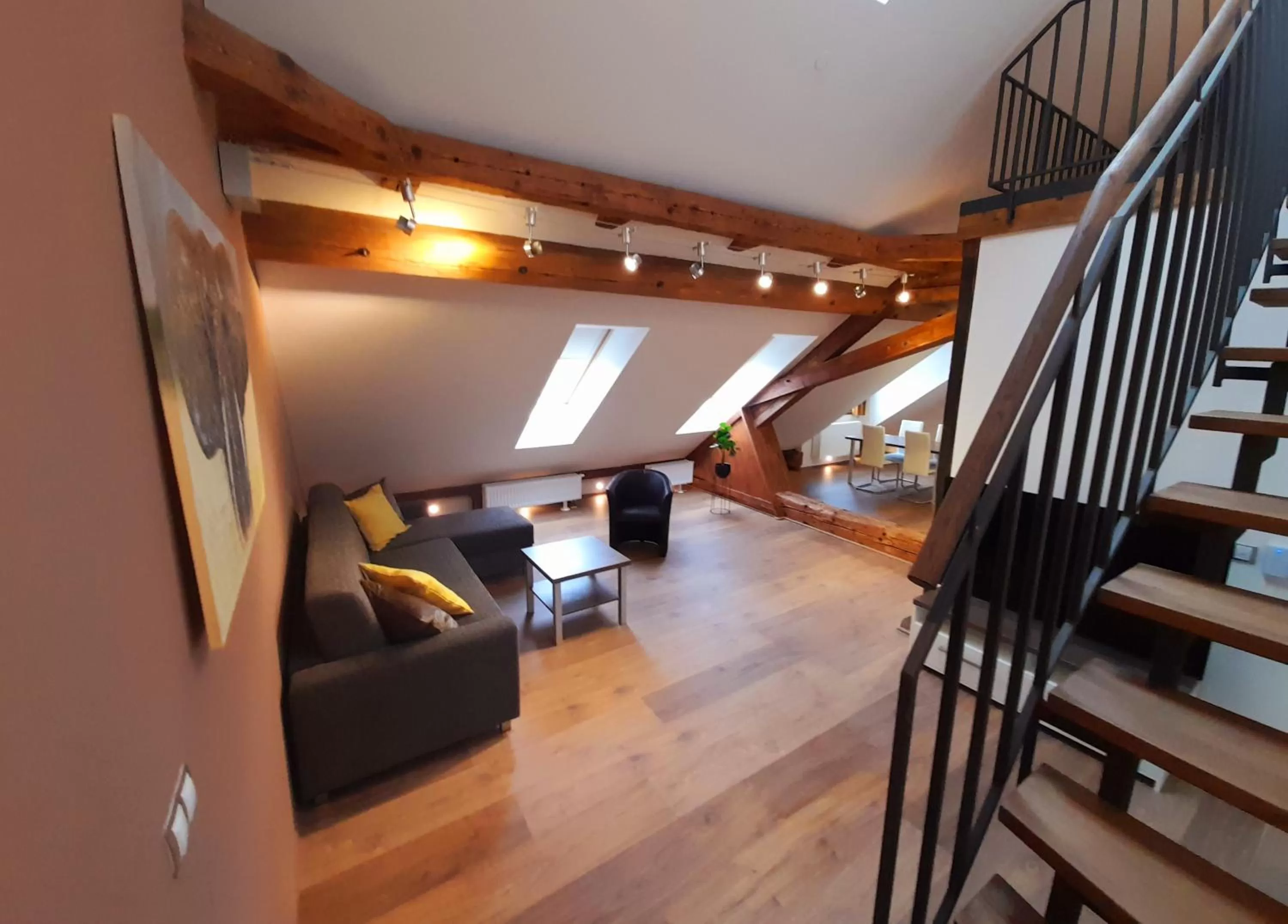 Seating area in Residence Mariánská