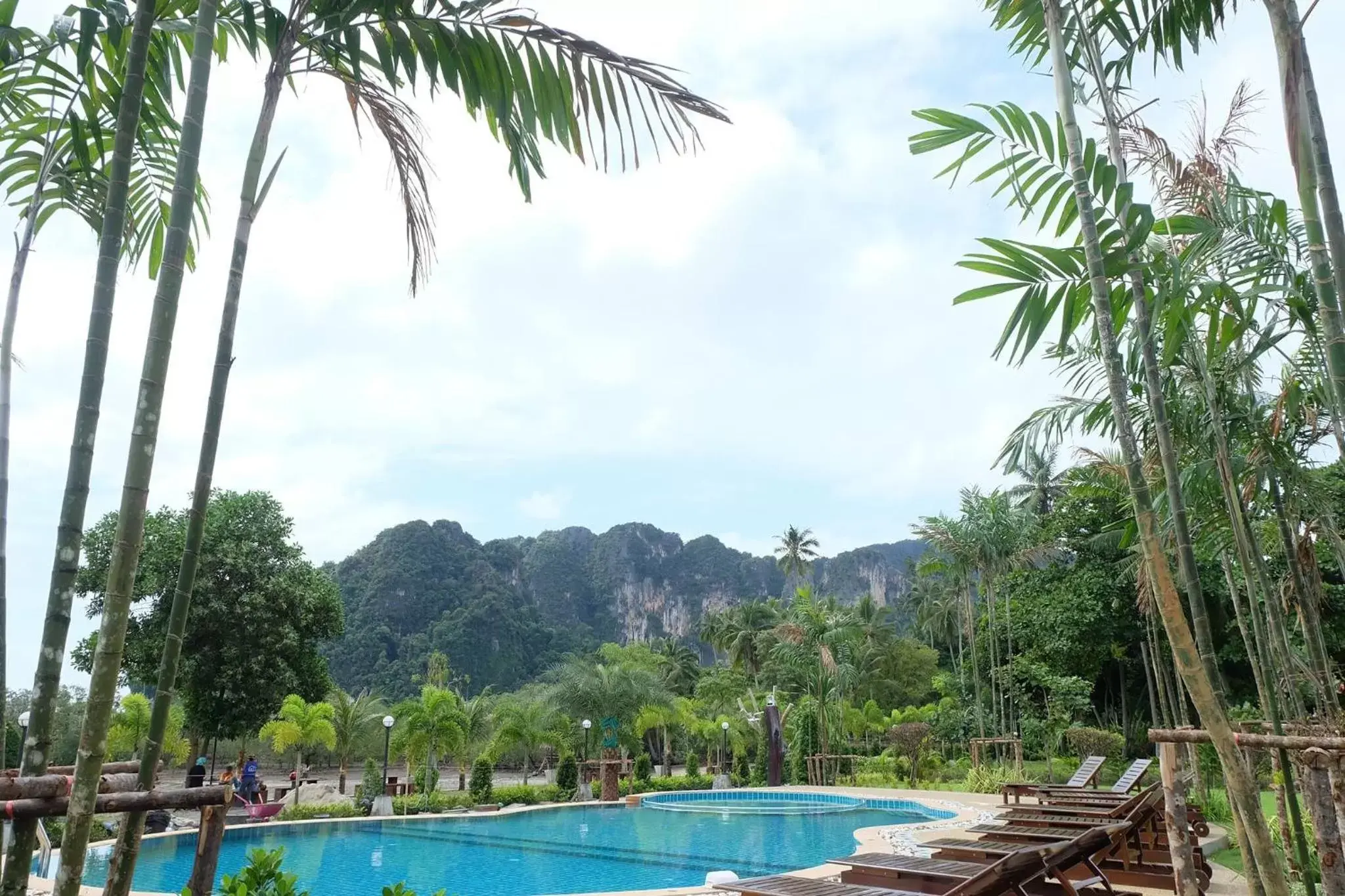 Natural landscape, Swimming Pool in Diamond Beach Resort