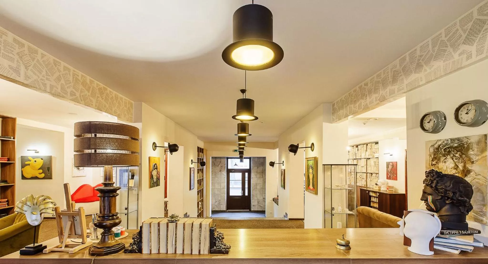 Lobby or reception in Old Town Hotel Bohema, Klaipėda