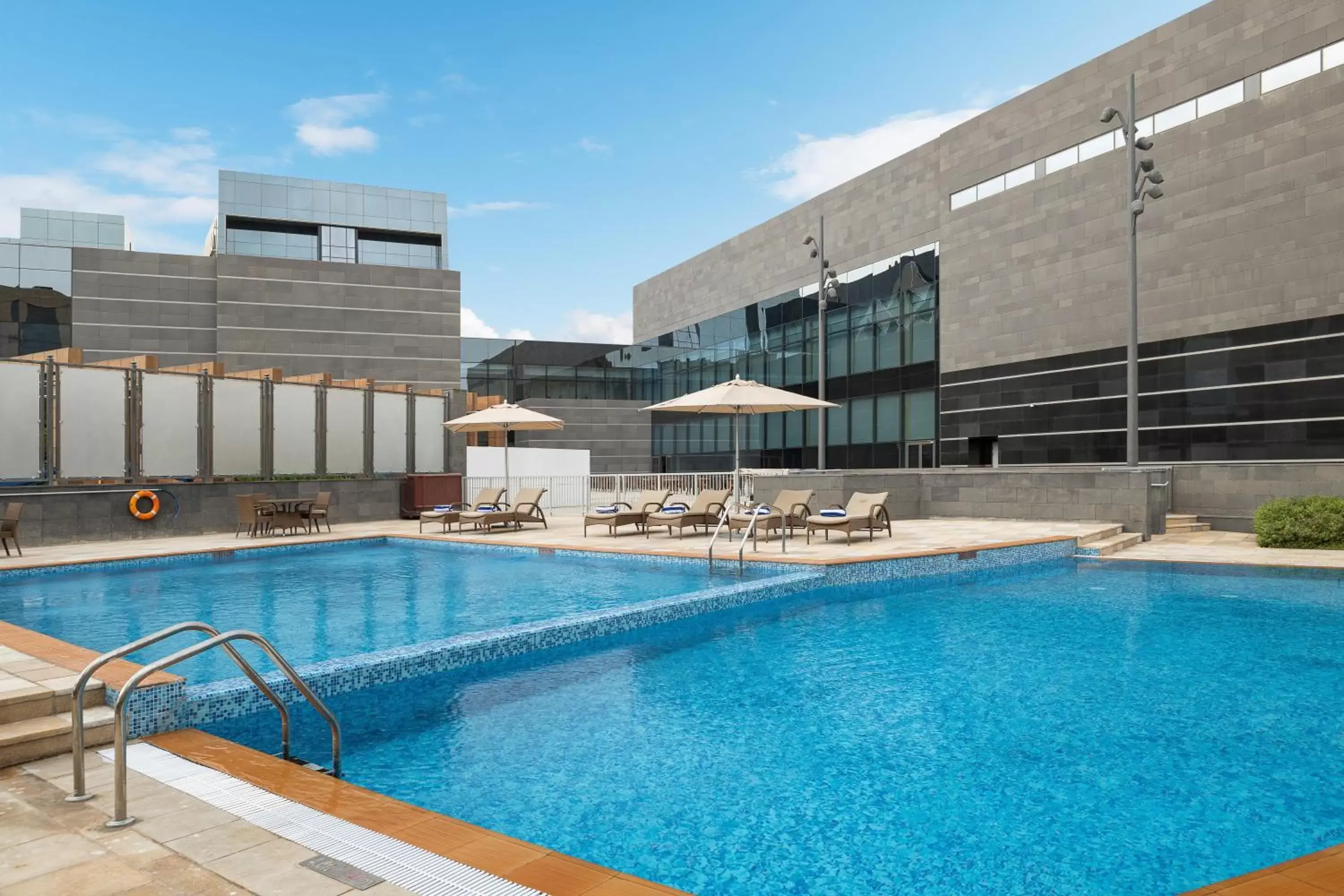 Swimming pool in Crowne Plaza Riyadh - RDC Hotel & Convention by IHG Swimming pool in Crowne Plaza Riyadh - RDC Hotel & Convention by IHG