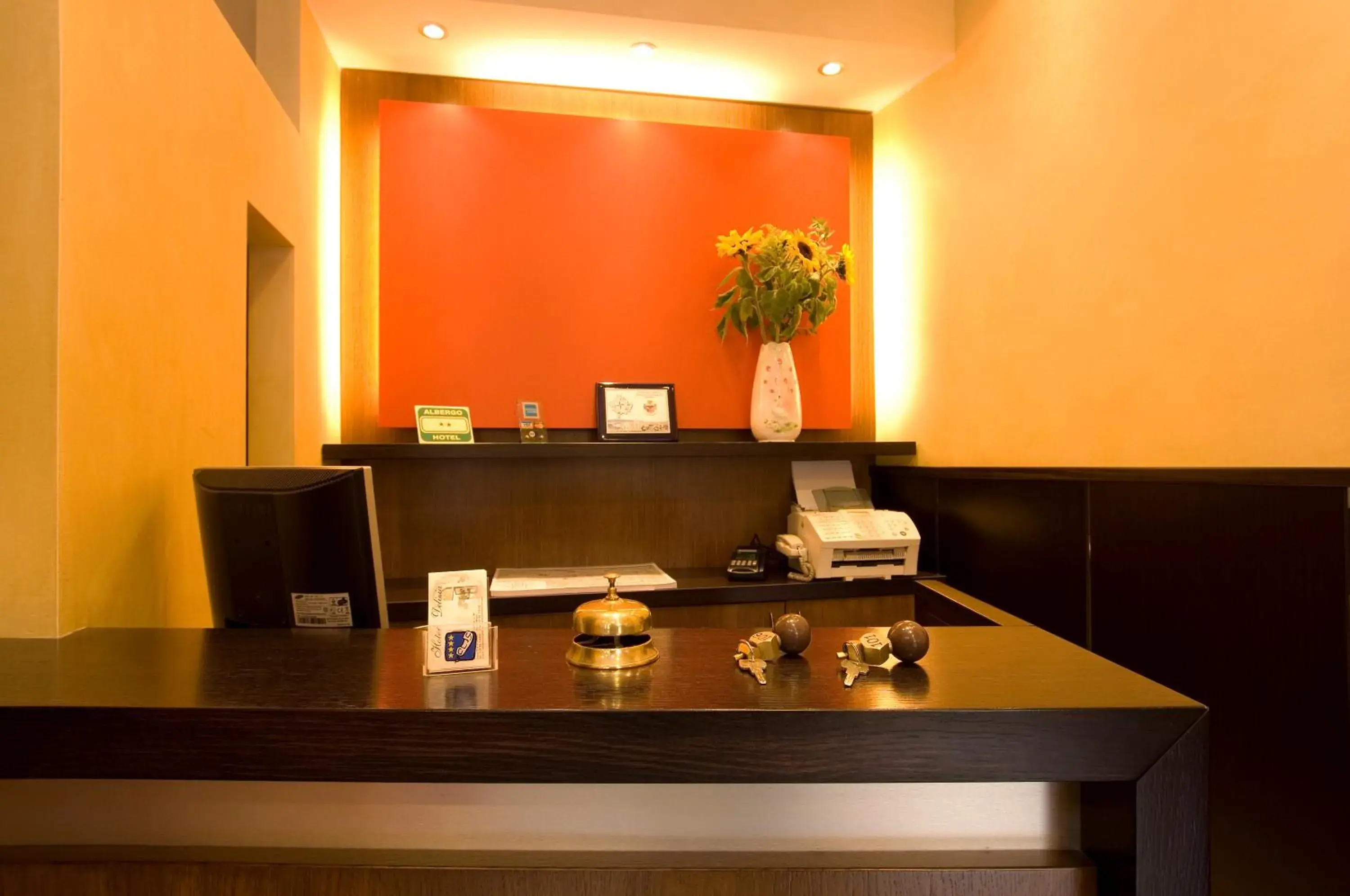 Lobby or reception in Hotel Delizia
