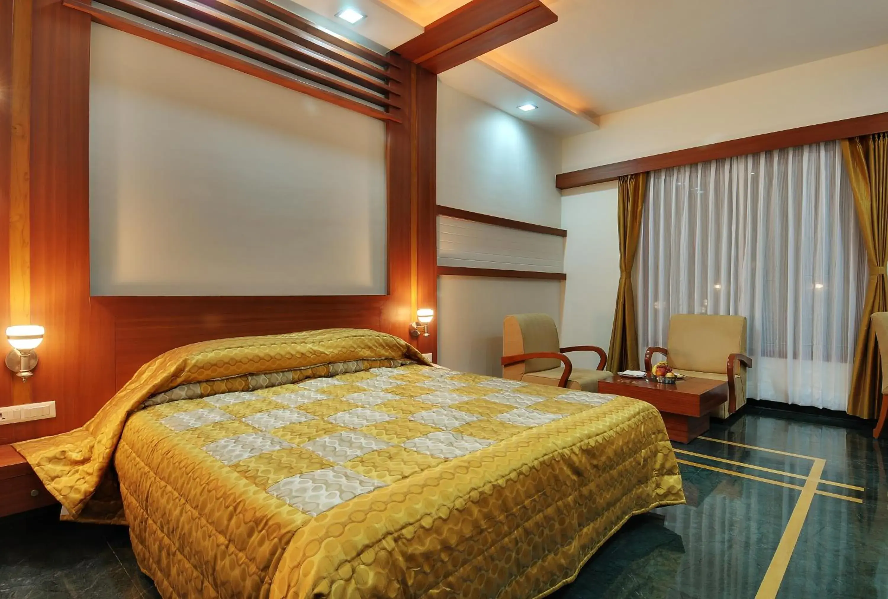 Bed in Inder Residency Resort & Spa Udaipur