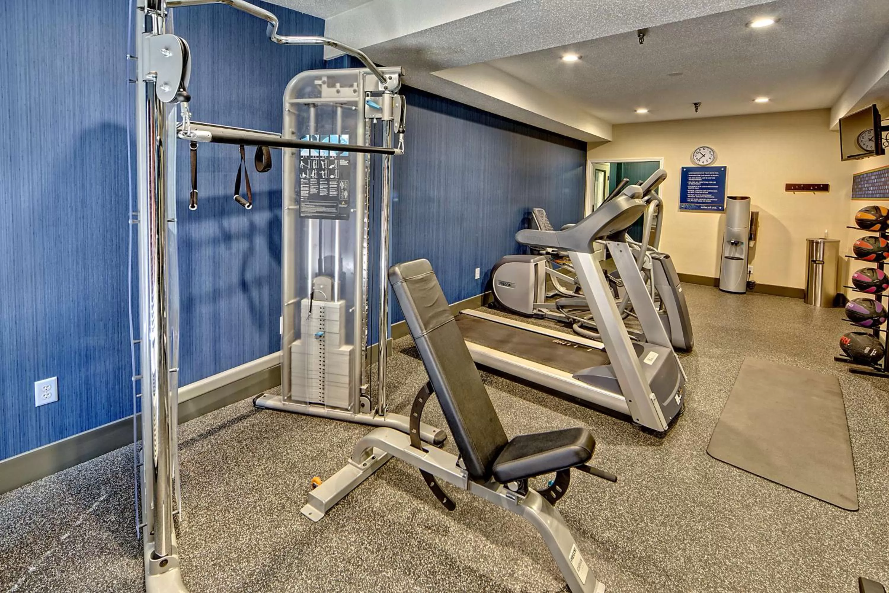 Fitness centre/facilities in Hampton Inn Laurinburg