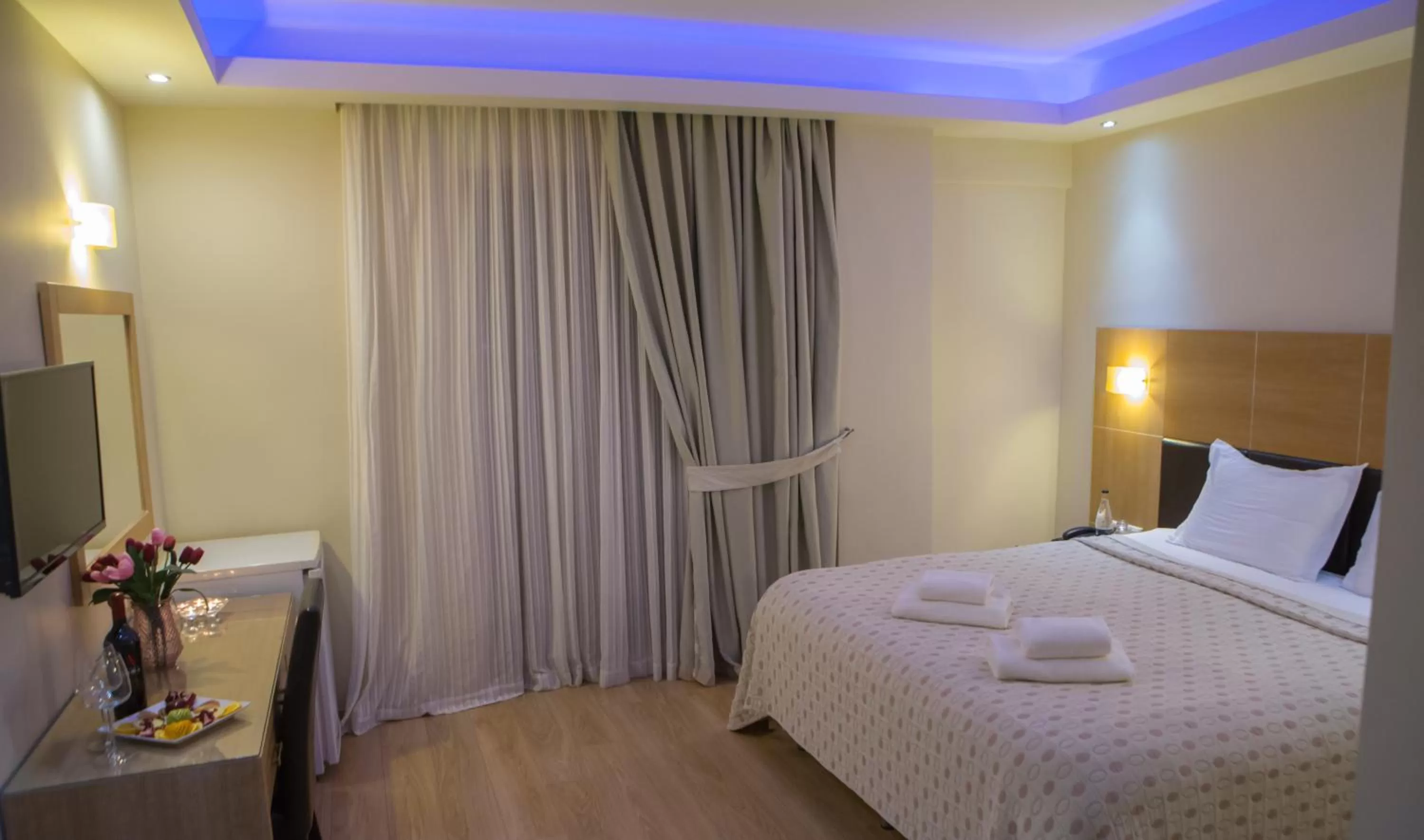 Bed in Pantelidis Hotel & Spa