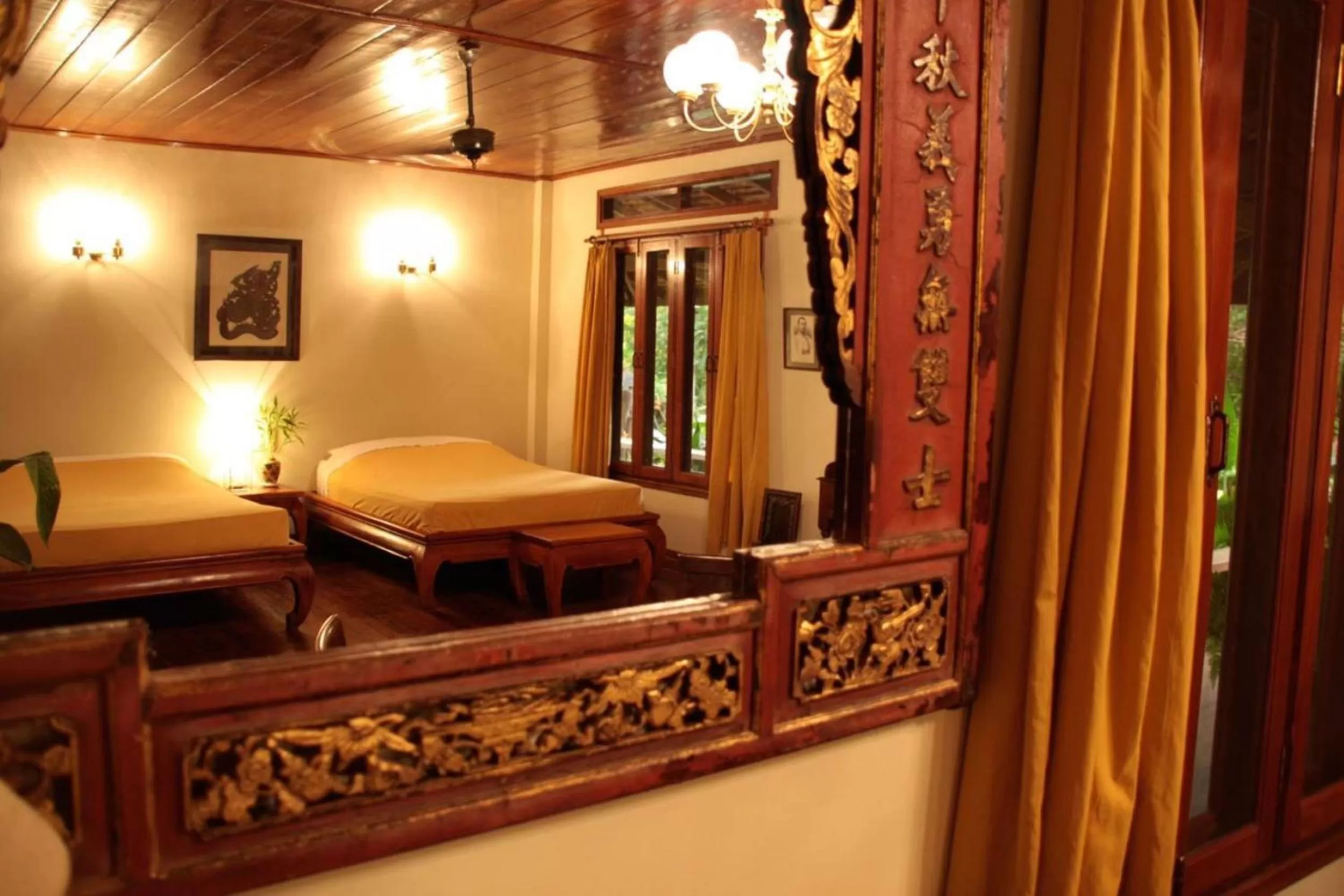 Bedroom in Terres Rouges Lodge