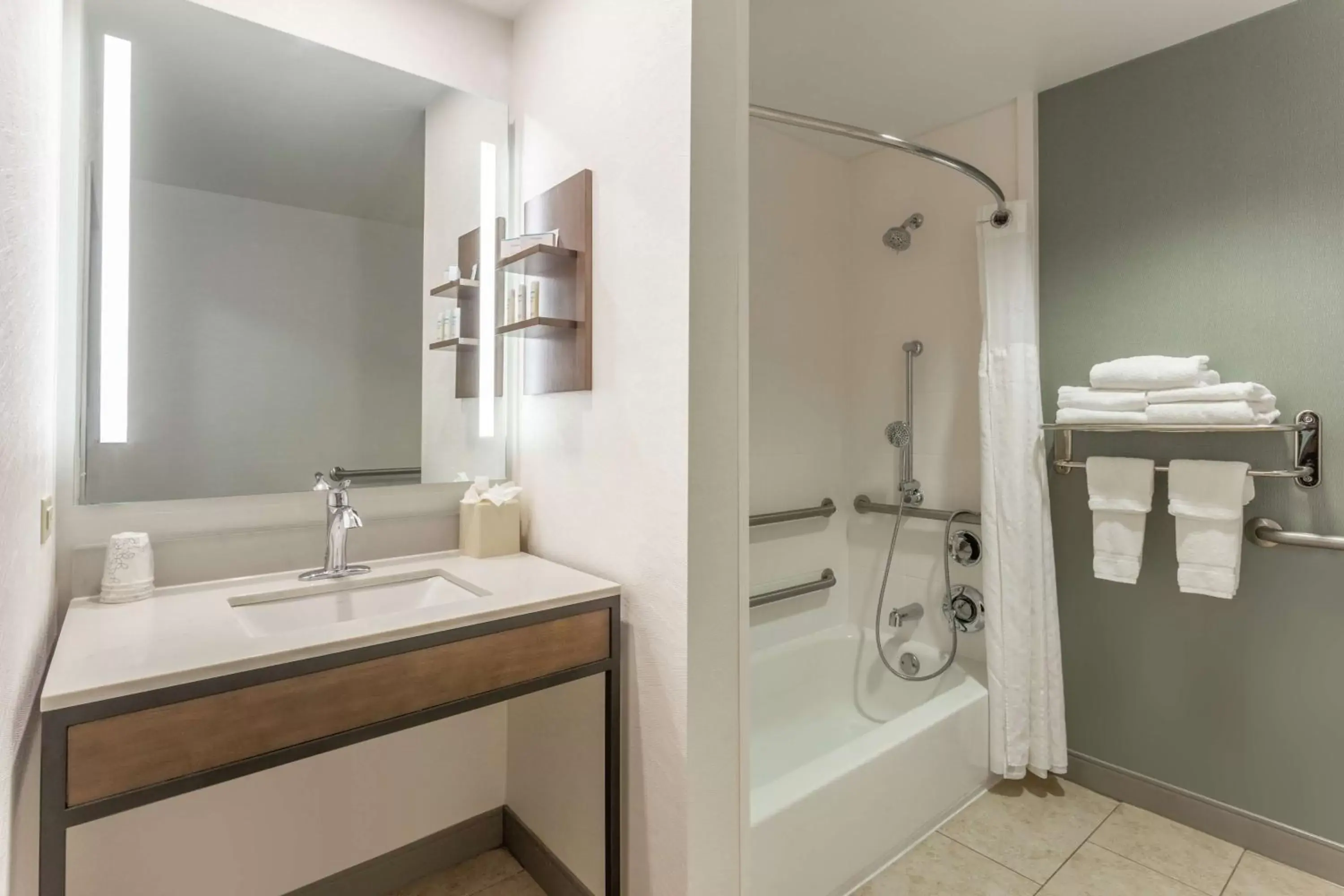 Bathroom in Hilton Garden Inn Chicago/Tinley Park