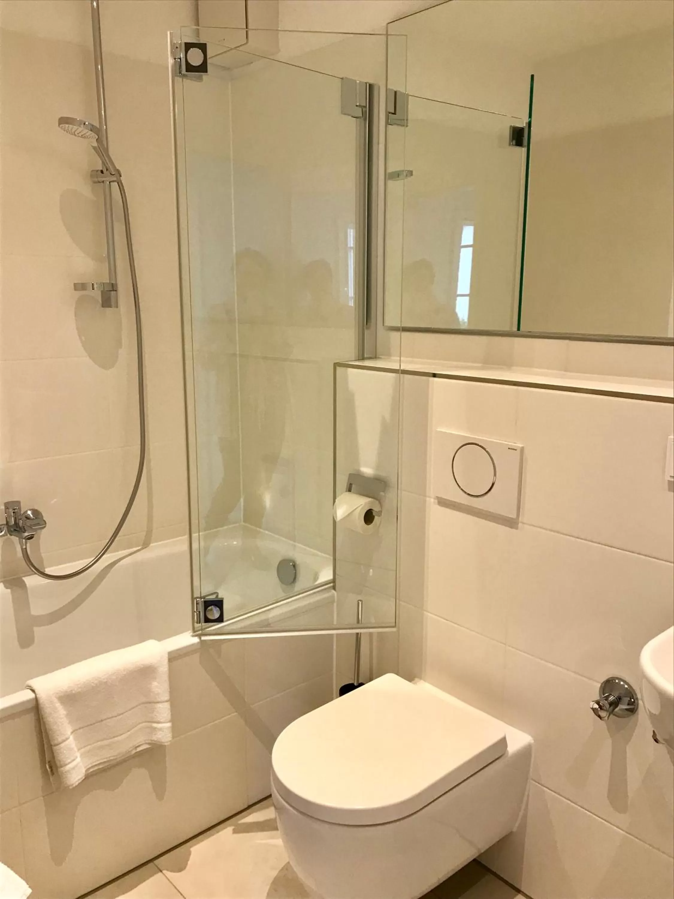 Toilet in Hotel Garni Goldammer