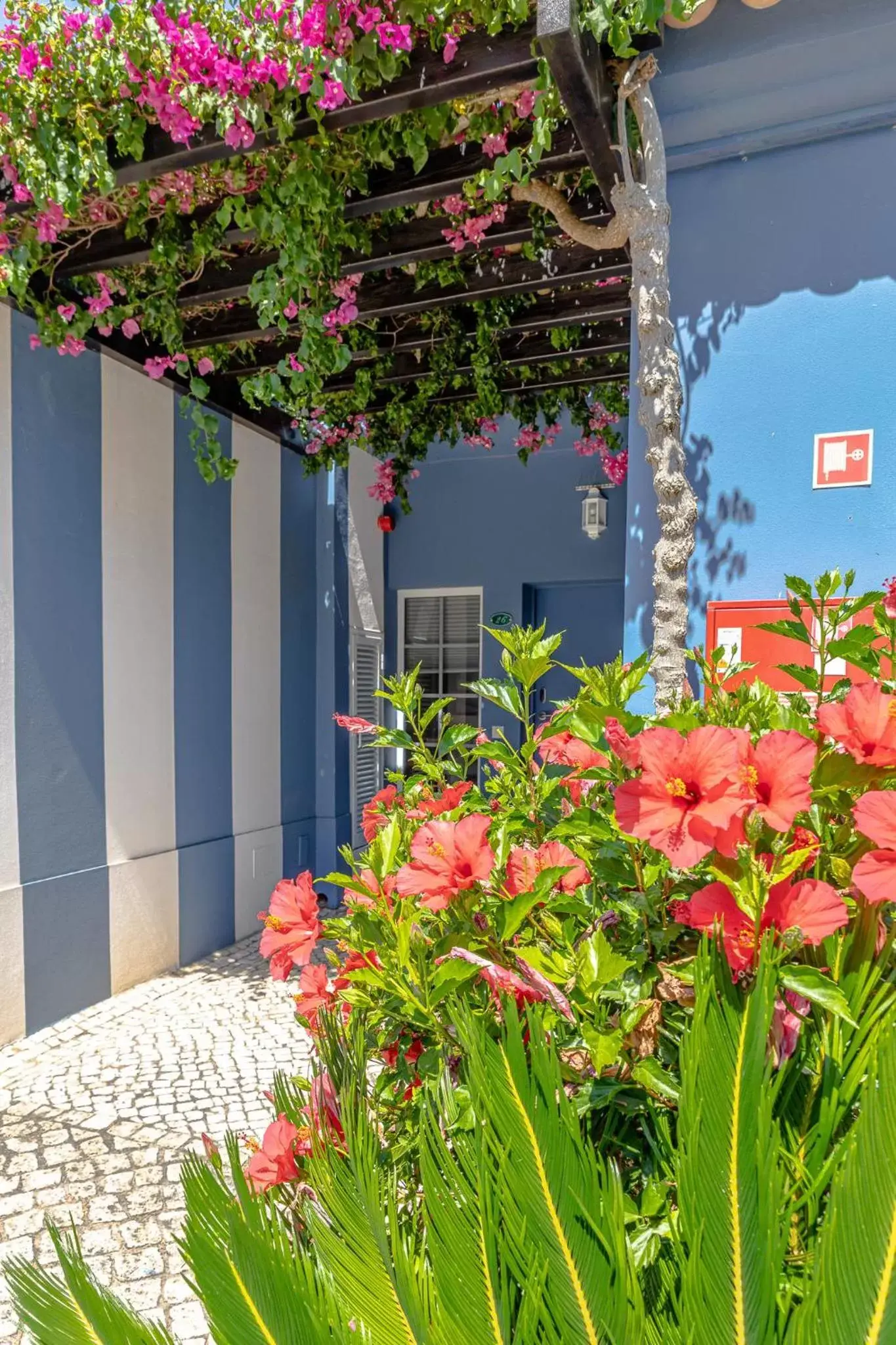 Facade/entrance in Aldeia Azul Resort