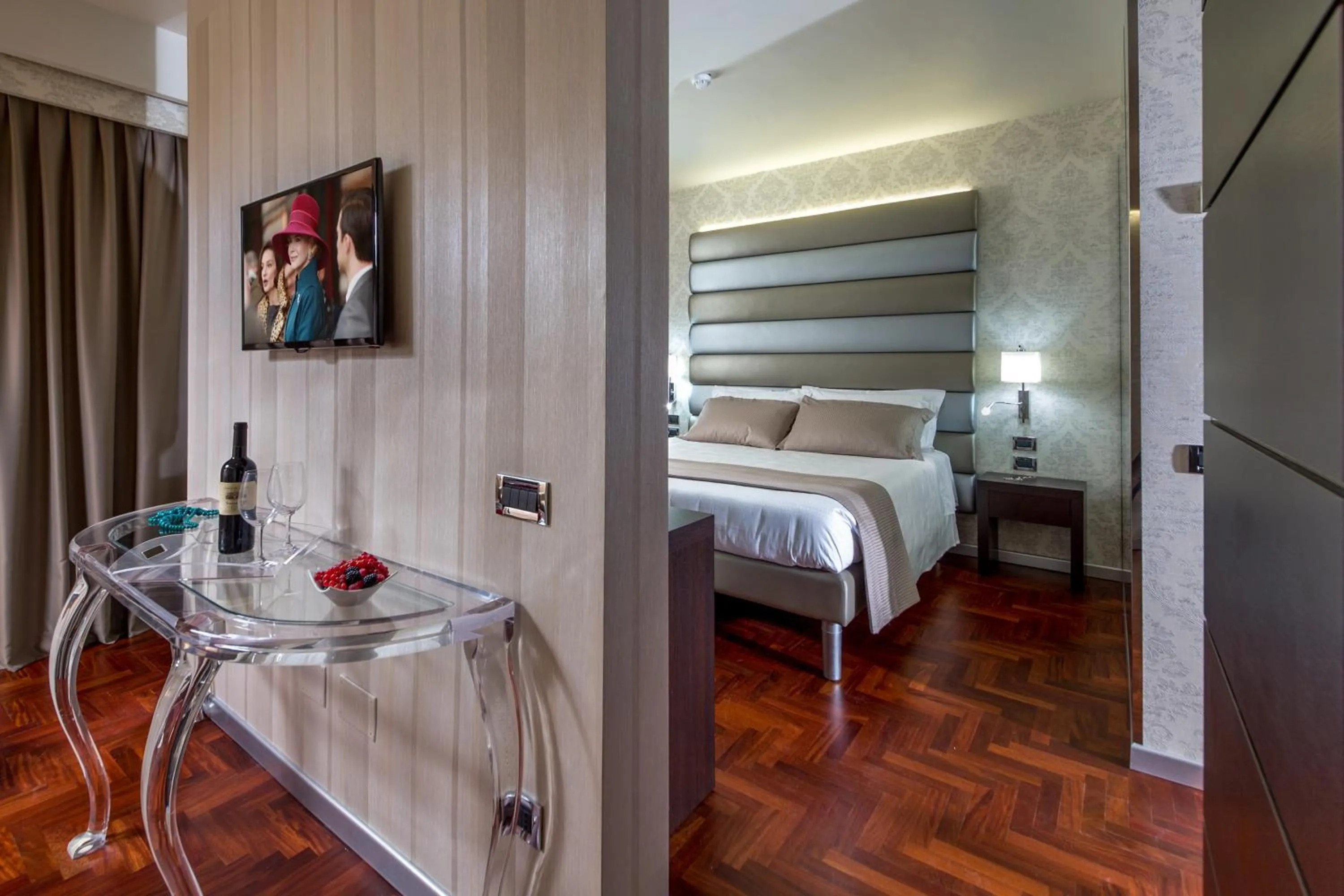 Bed in Enea Hotel Pomezia