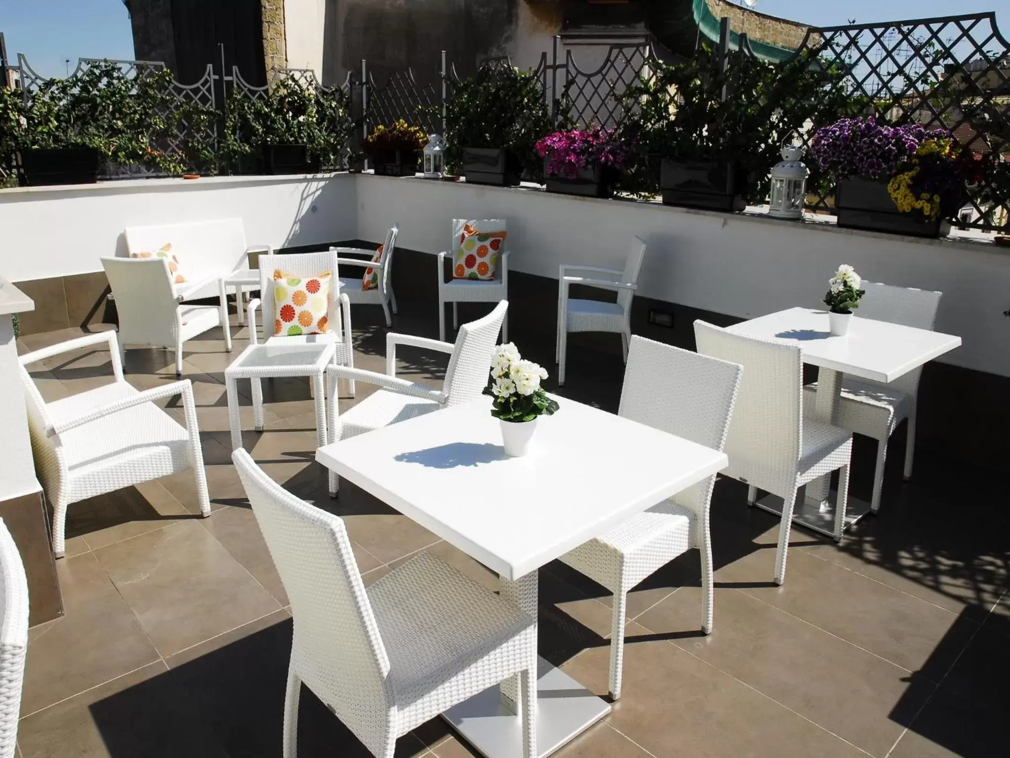Balcony/Terrace, Restaurant/Places to Eat in Hotel San Pietro