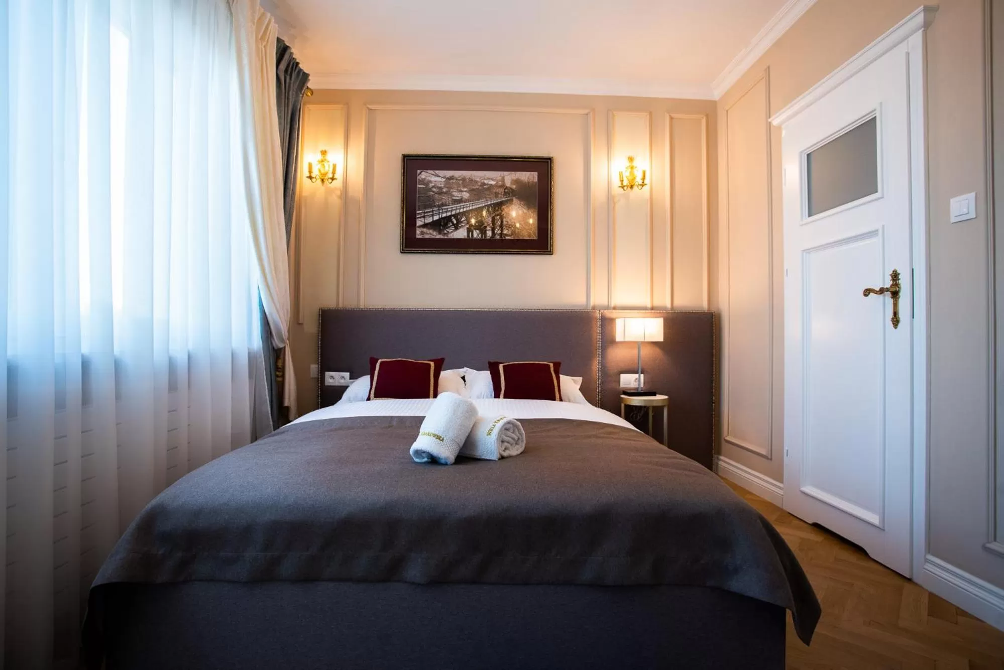 Toilet, Bed in Willa Krakowska