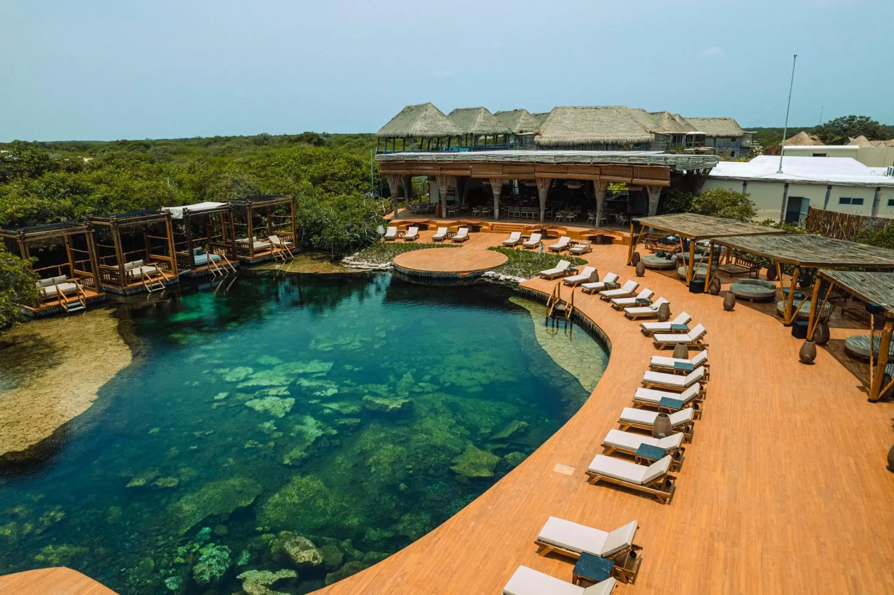 Restaurant/places to eat, Pool View in Hotel Shibari - Restaurant & Cenote Club