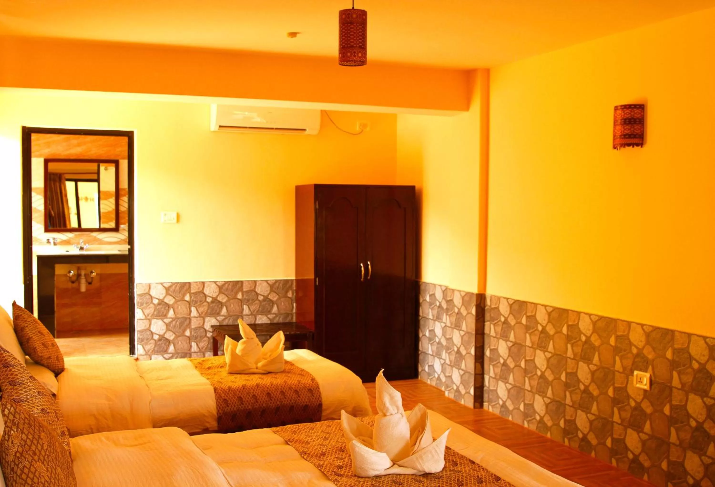 Decorative detail, Bed in Hotel Splendid View