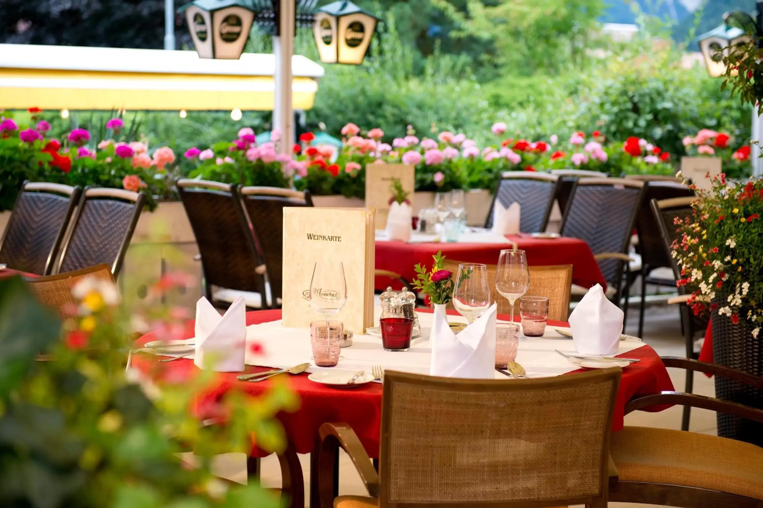 Patio, Restaurant/Places to Eat in Hotel Moarhof