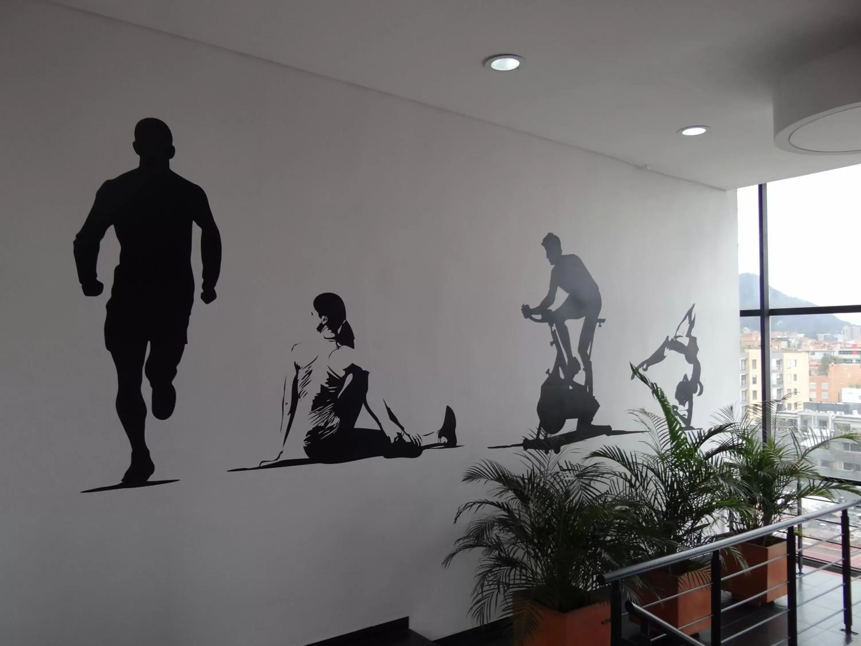 Fitness centre/facilities in Hotel bh Parque 93