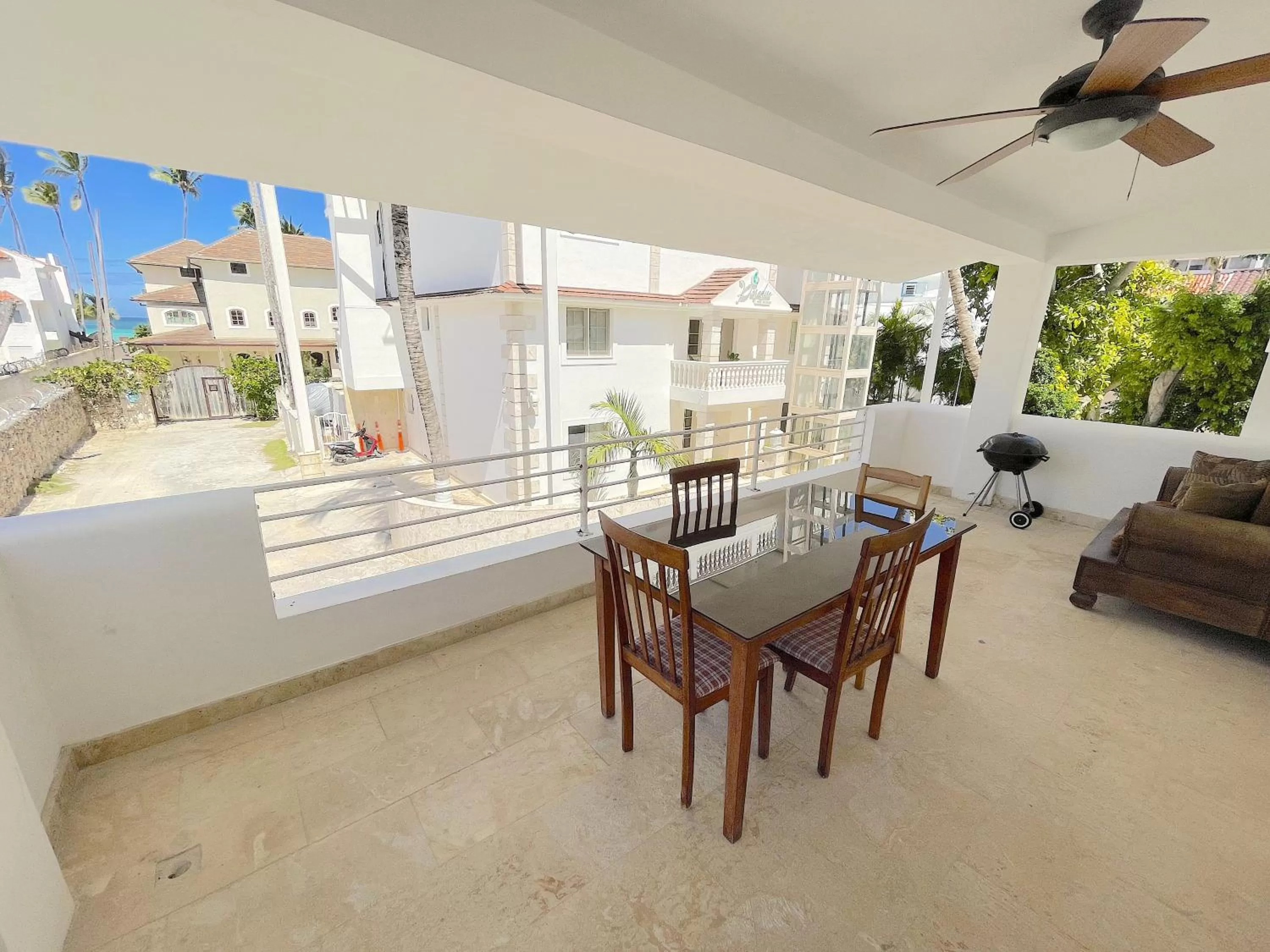 Patio in CARIBBEAN GALAXY HOTEL Los Corales BAVARO BEACH CLUB & SPA