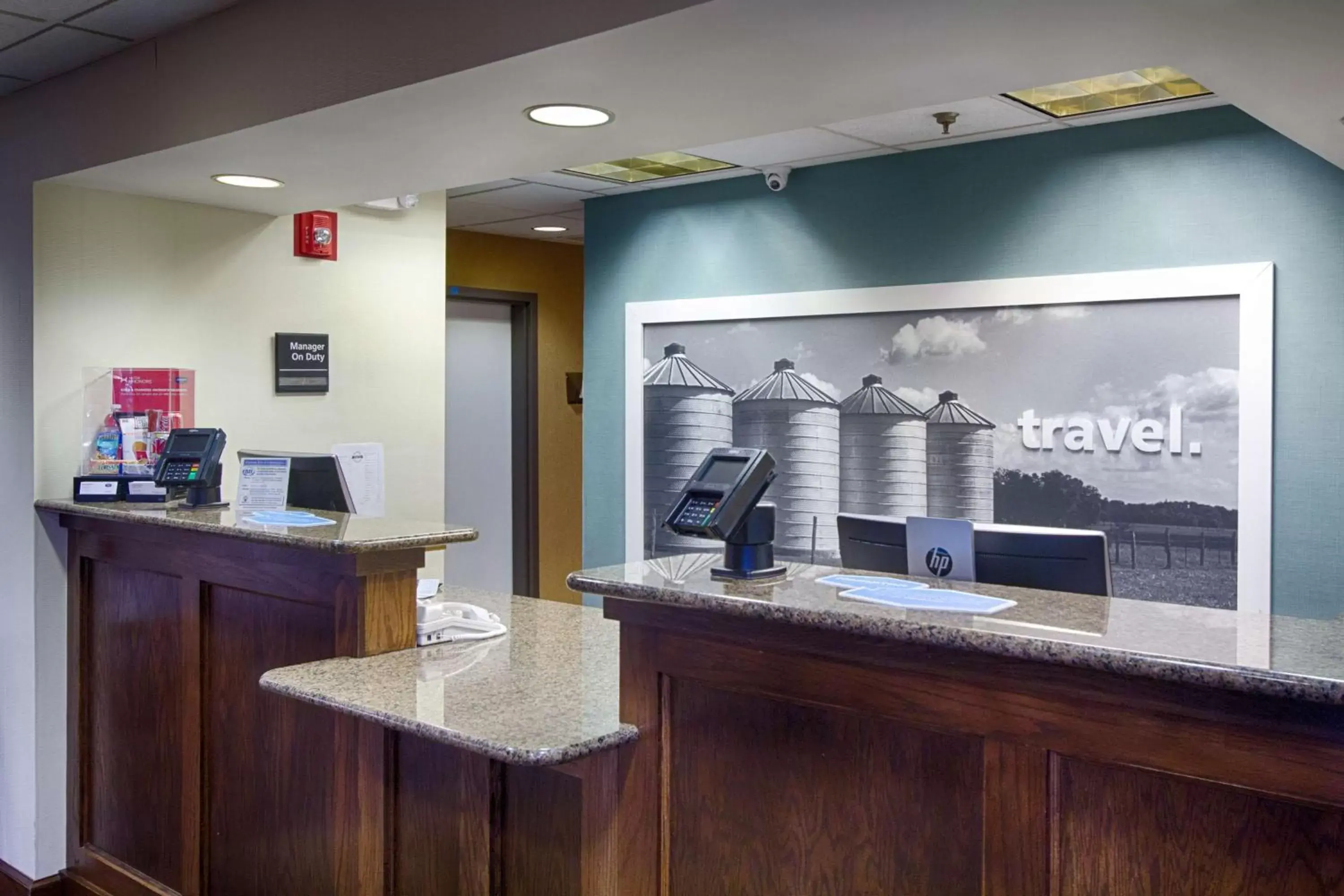 Lobby or reception in Hampton Inn Salina Lobby or reception in Hampton Inn Salina