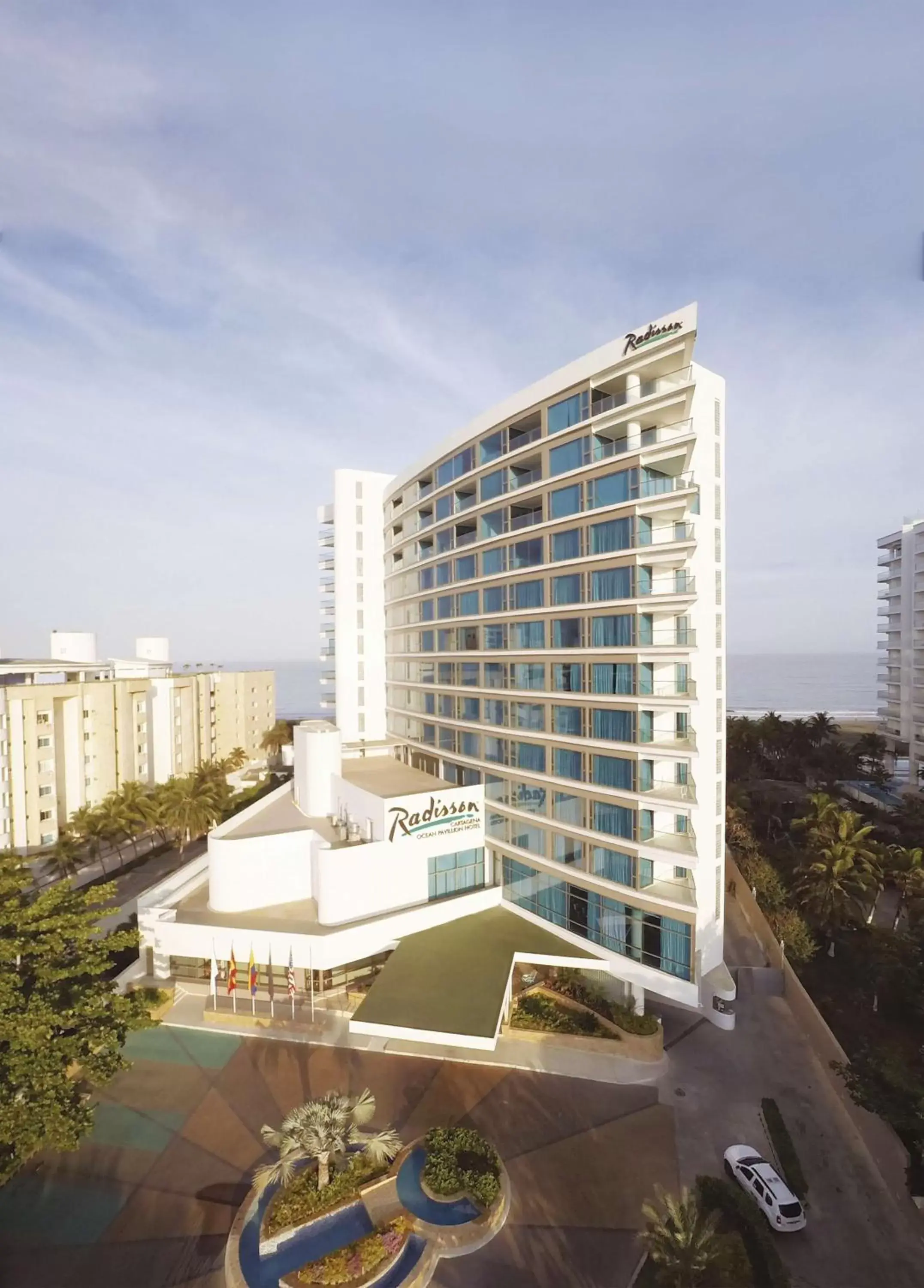 Property building in Radisson Cartagena Ocean Pavillion Hotel