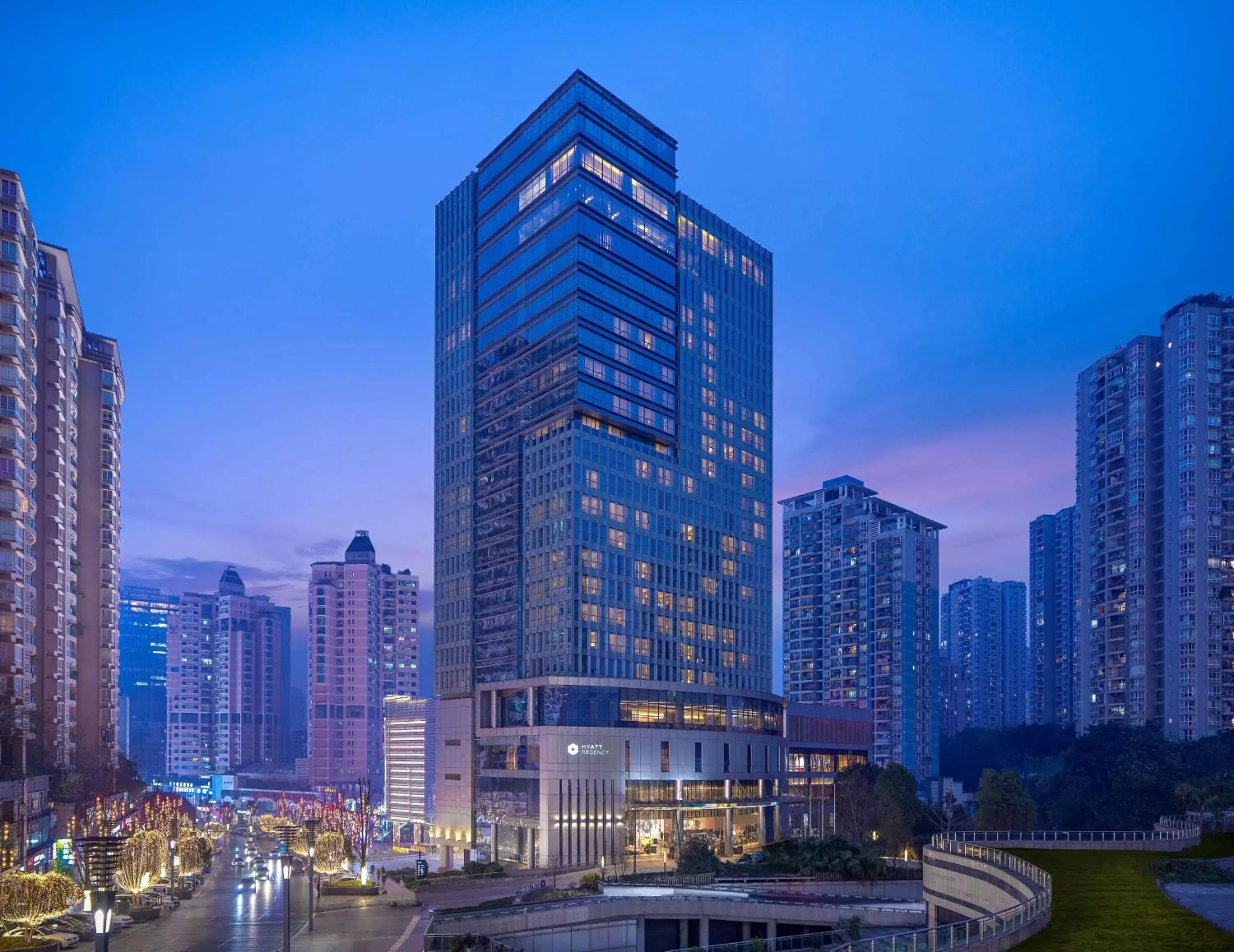 Property building in Hyatt Regency Chongqing Hotel