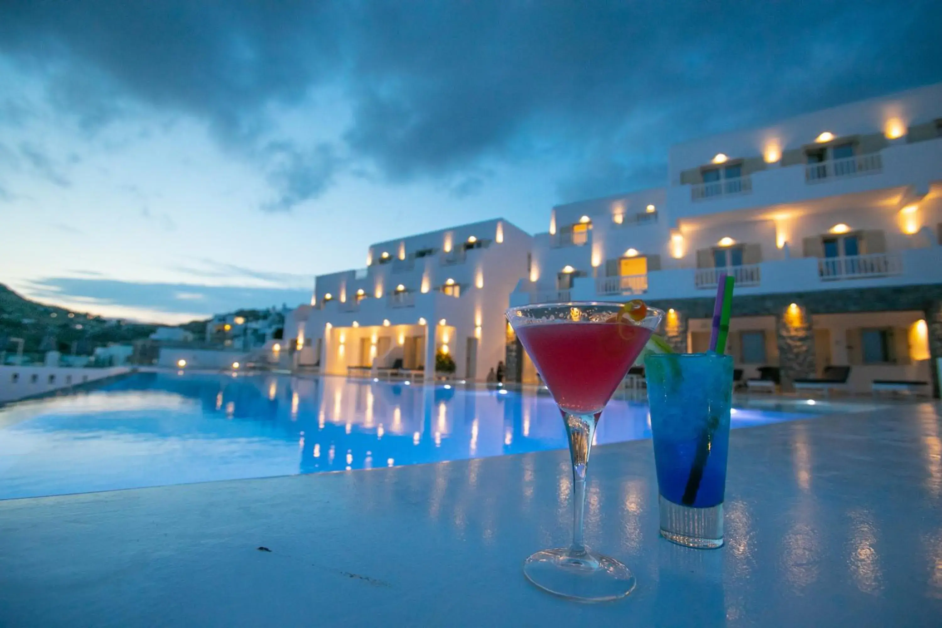 Drinks, Swimming Pool in The George Hotel Mykonos