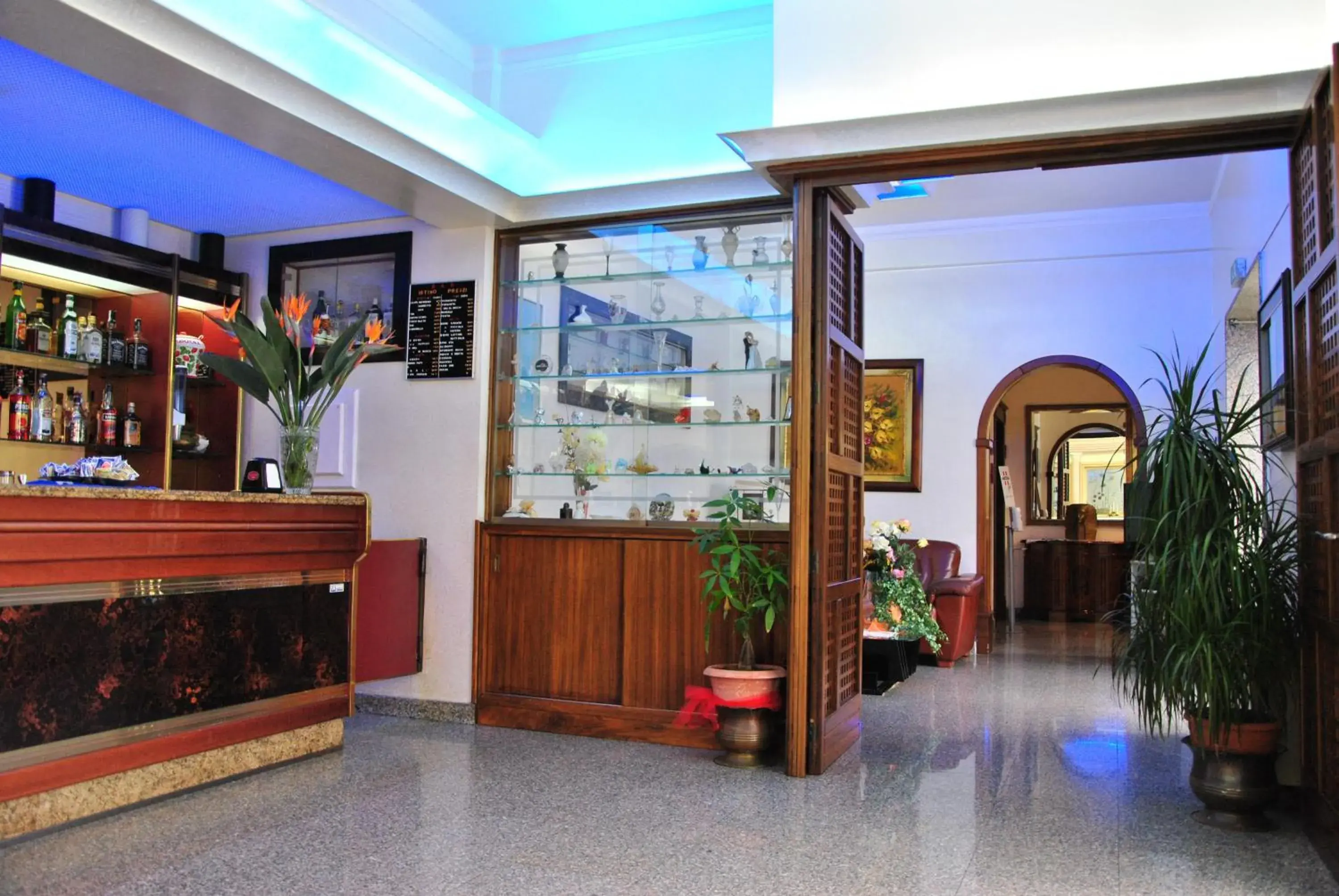 Lounge or bar, Lobby/Reception in Hotel Mediterraneo