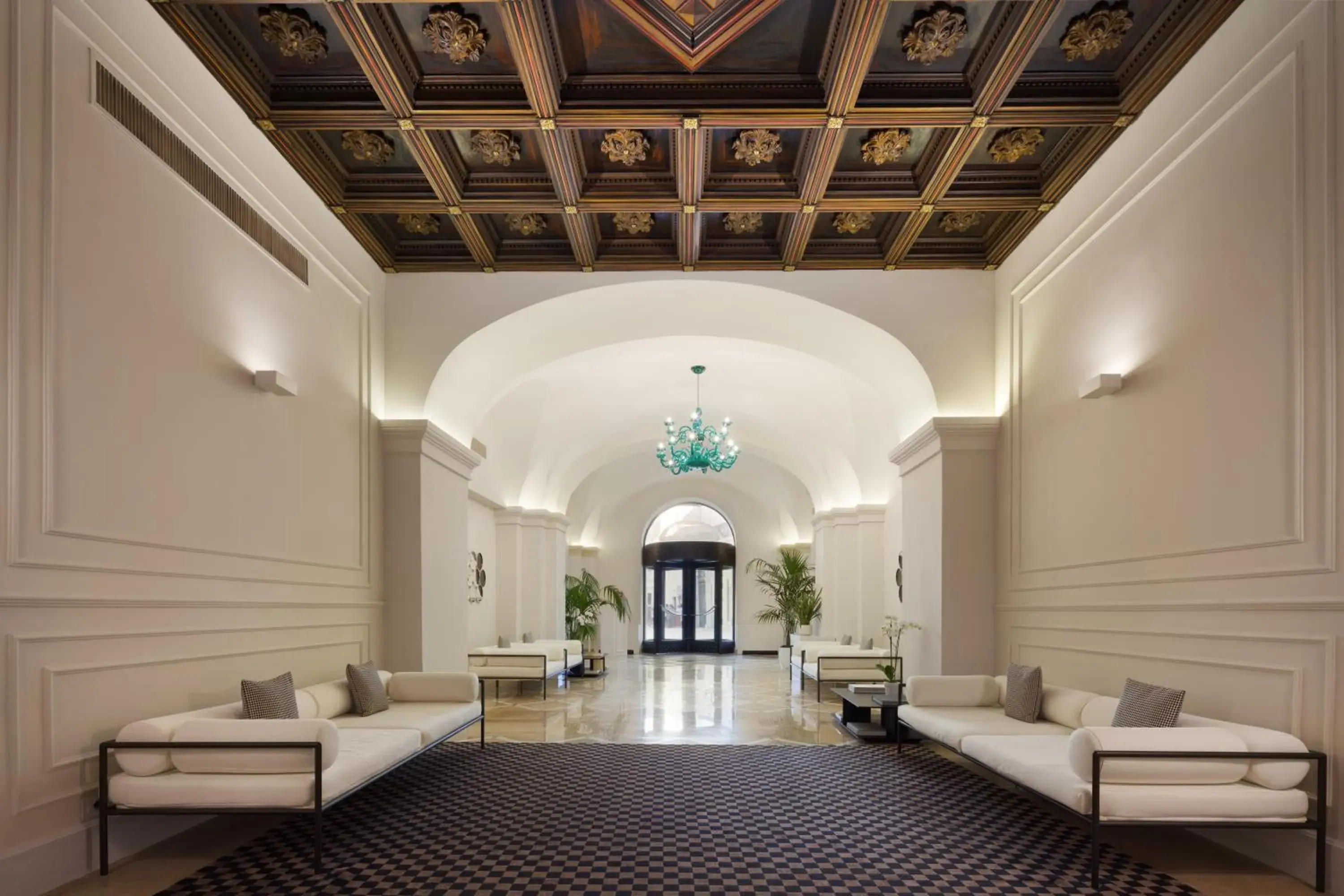 Lobby or reception in Patria Palace Lecce