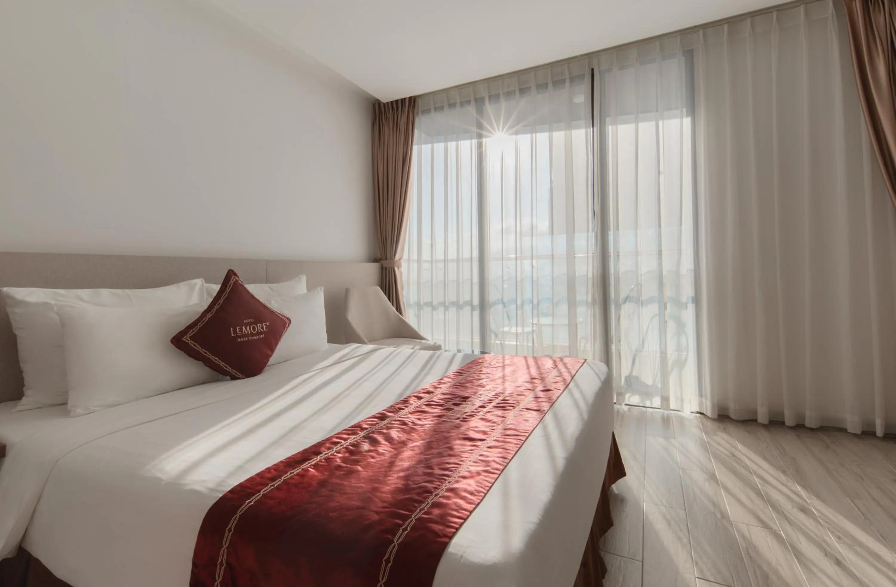 Bed in LeMore Hotel Nha Trang